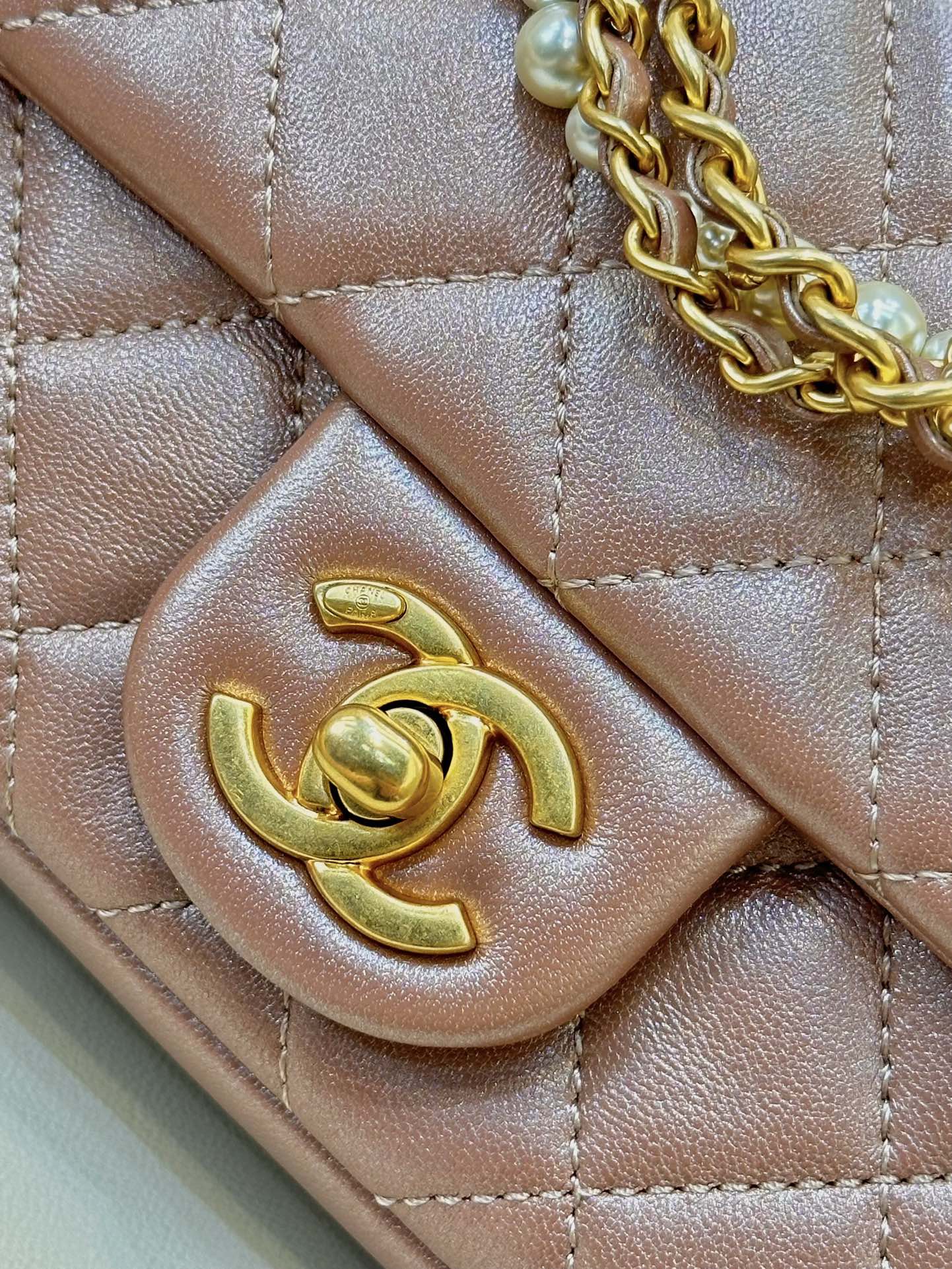 Ch@nel Flap Bag-12.5*17*5CM