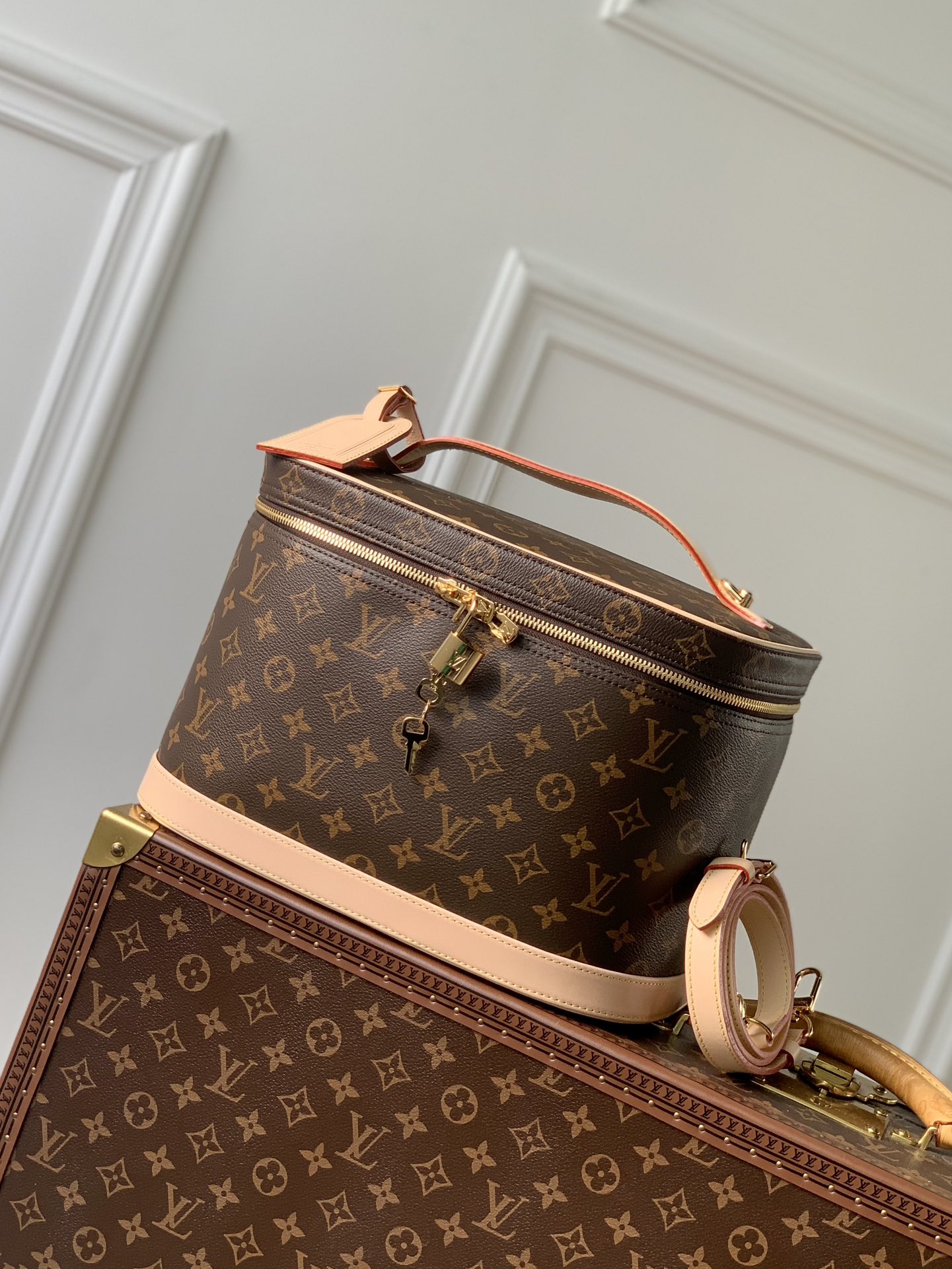 l0*is V*t0n cosmetic bag-m47280-31.5 x 20.0 x 21cm