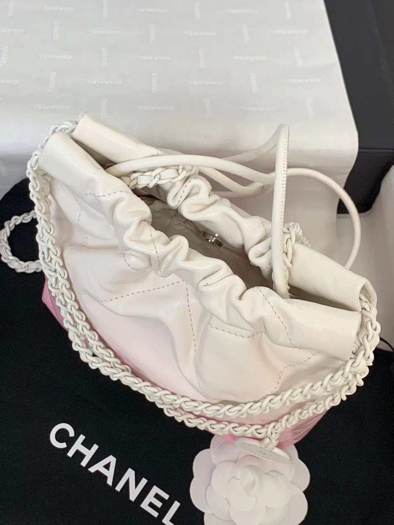 Ch@nel Mini 2024SS Handbags-19*20*6CM
