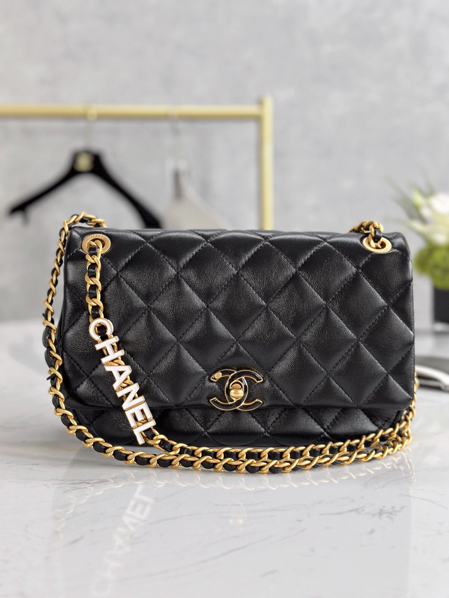 Ch@Nel Flap Bag-15.5*23*8.5CM