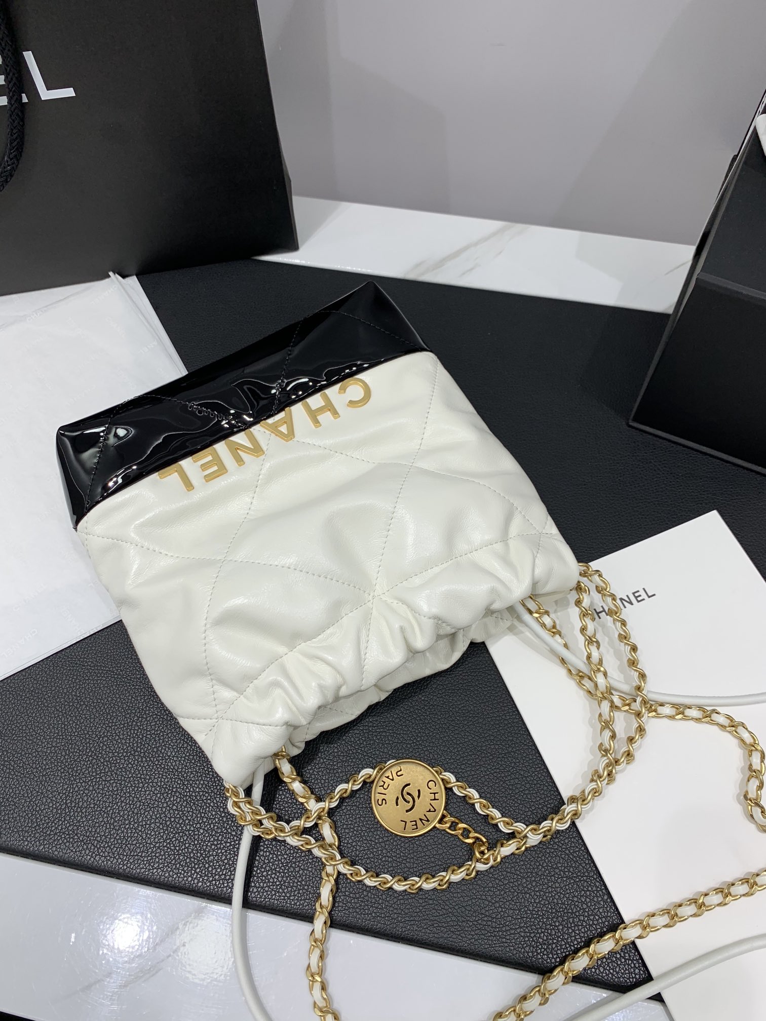 Ch@nel Mini 2024SS Handbags-19*20*6CM