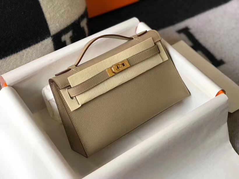 H**mes mini kelly pochette-epsom leather-22cm