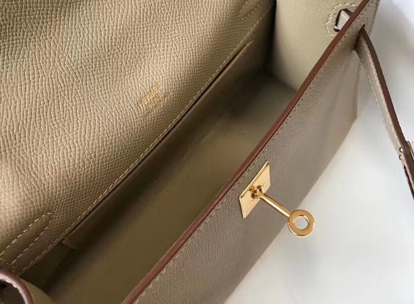 H**mes mini kelly pochette-epsom leather-22cm