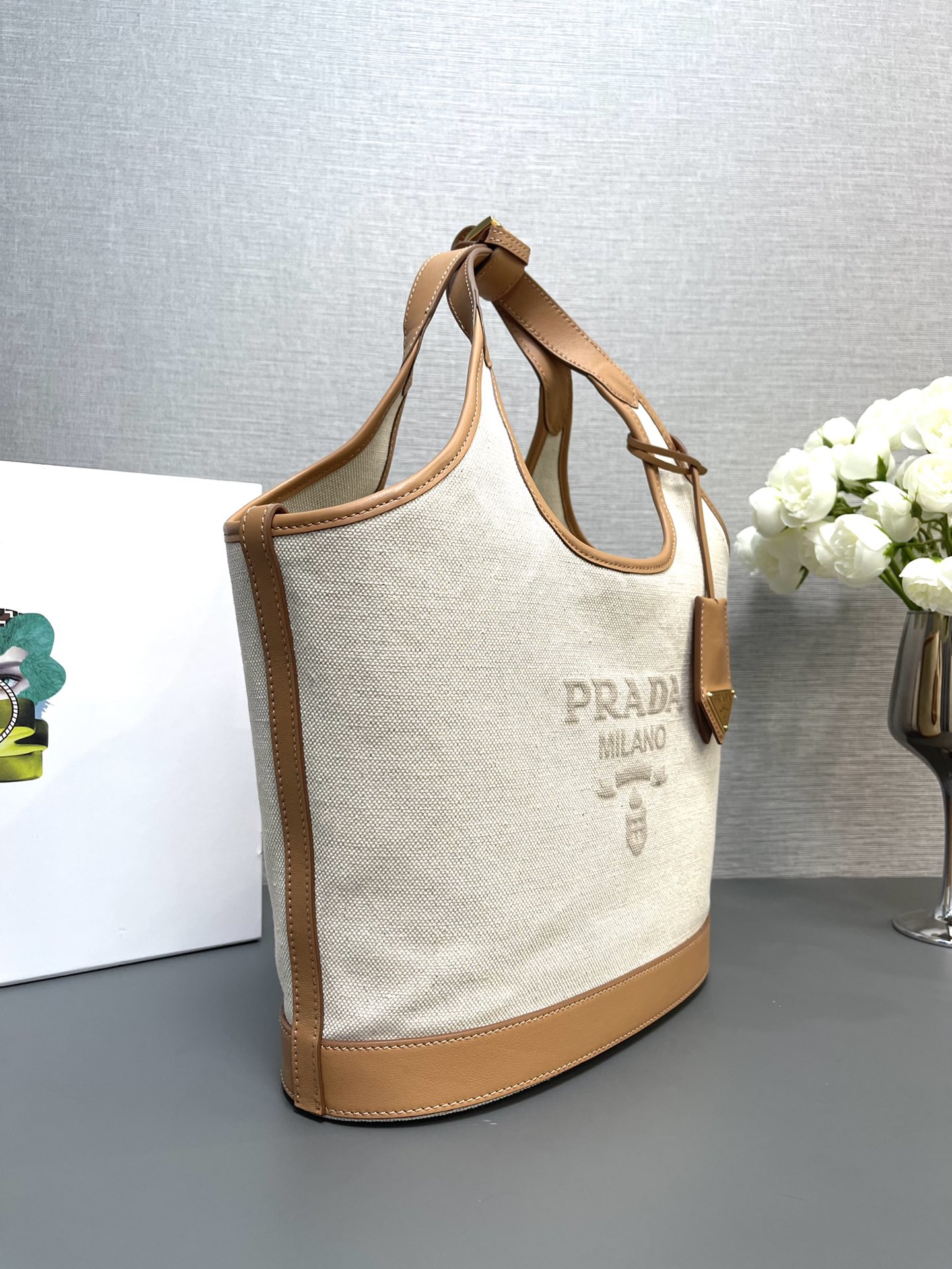 Pra*a 1bg472 tote bag-28Ｘ22.5Ｘ12.5cm