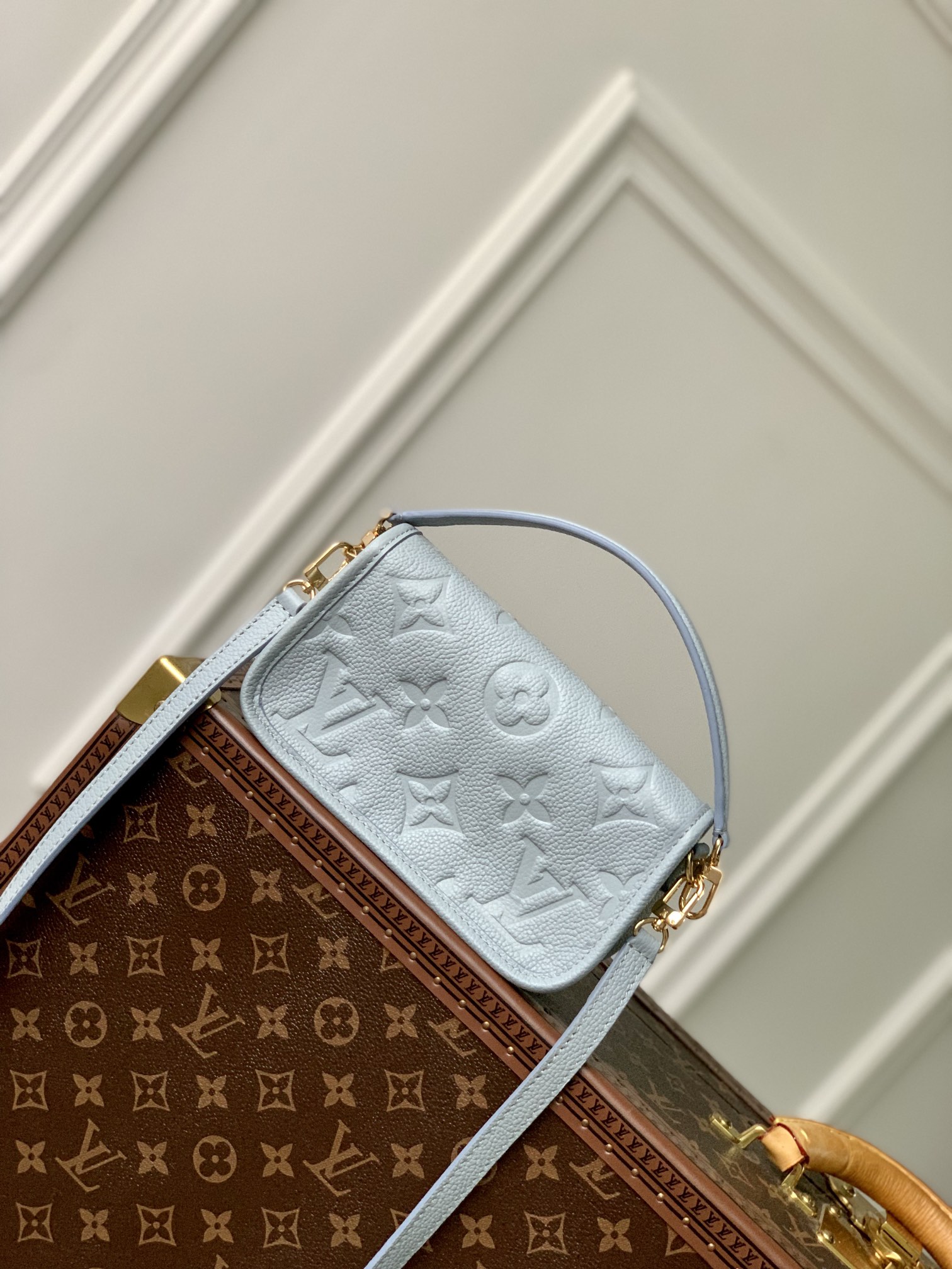 l0*is V*t0n nano diane handbags-m83566-19*10.5*6cm
