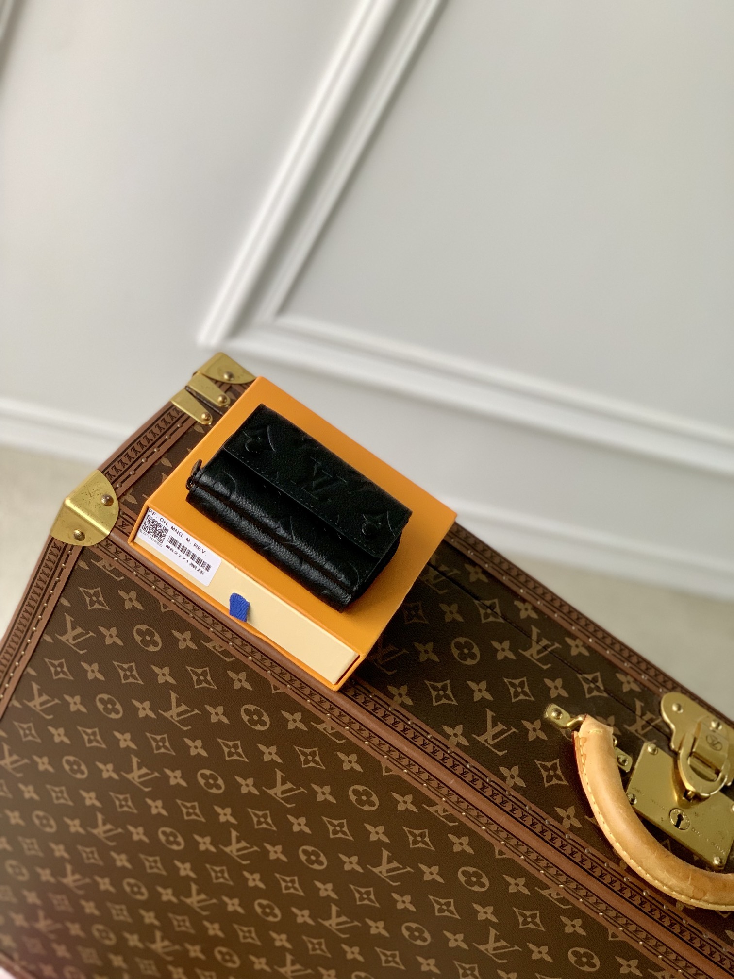 l0*is V*t0n zipped organizer wallet m82771-10.5 x 7 x 3cm