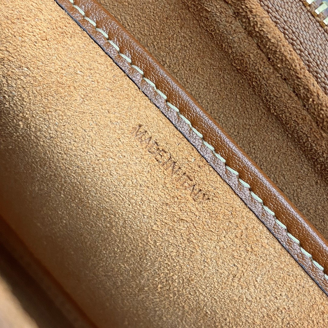Ce**e brown leather ava hobo-24×13×7cm