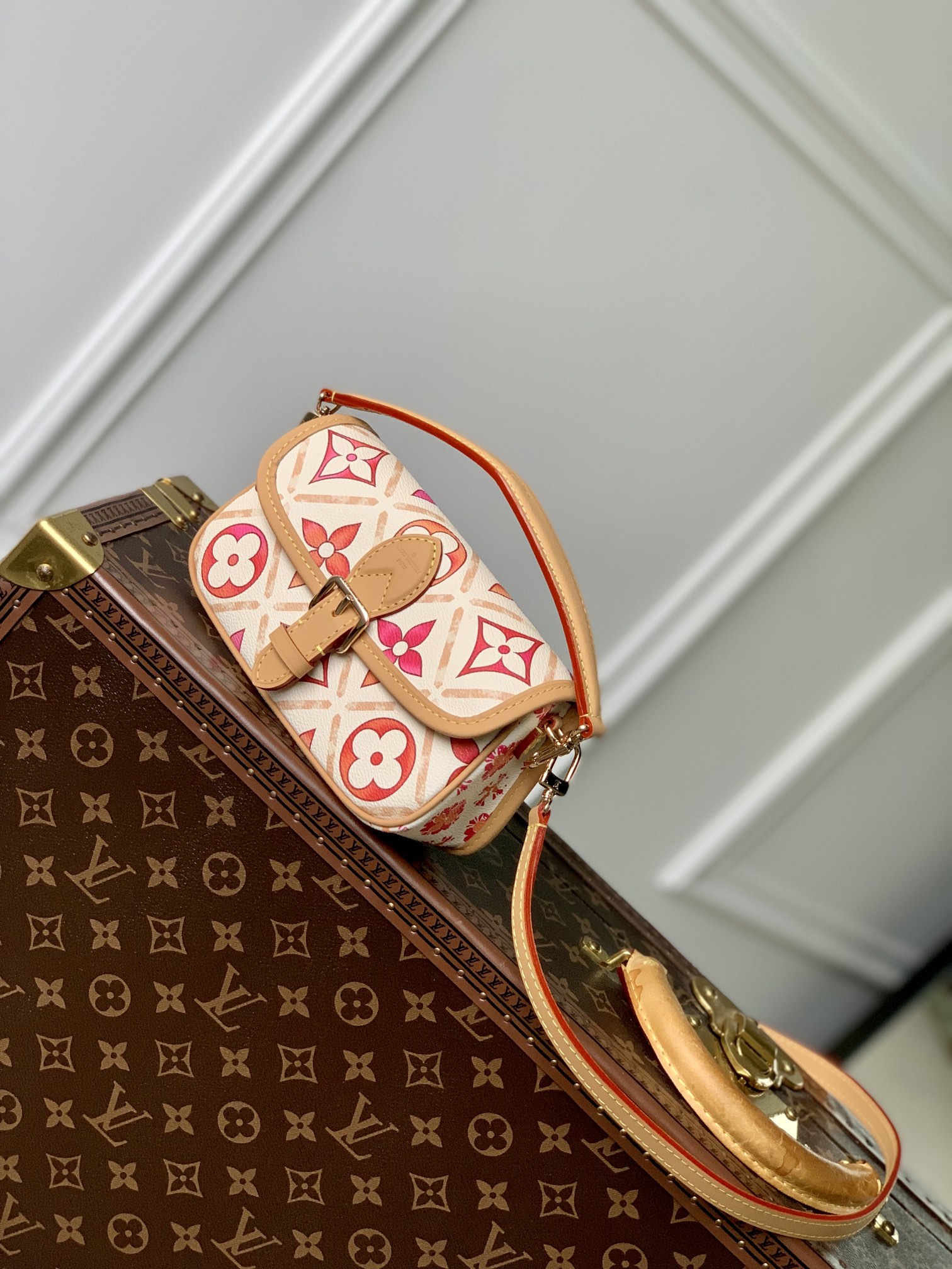 l0*is V*t0n nano diane handbags-m83566-19*10.5*6cm
