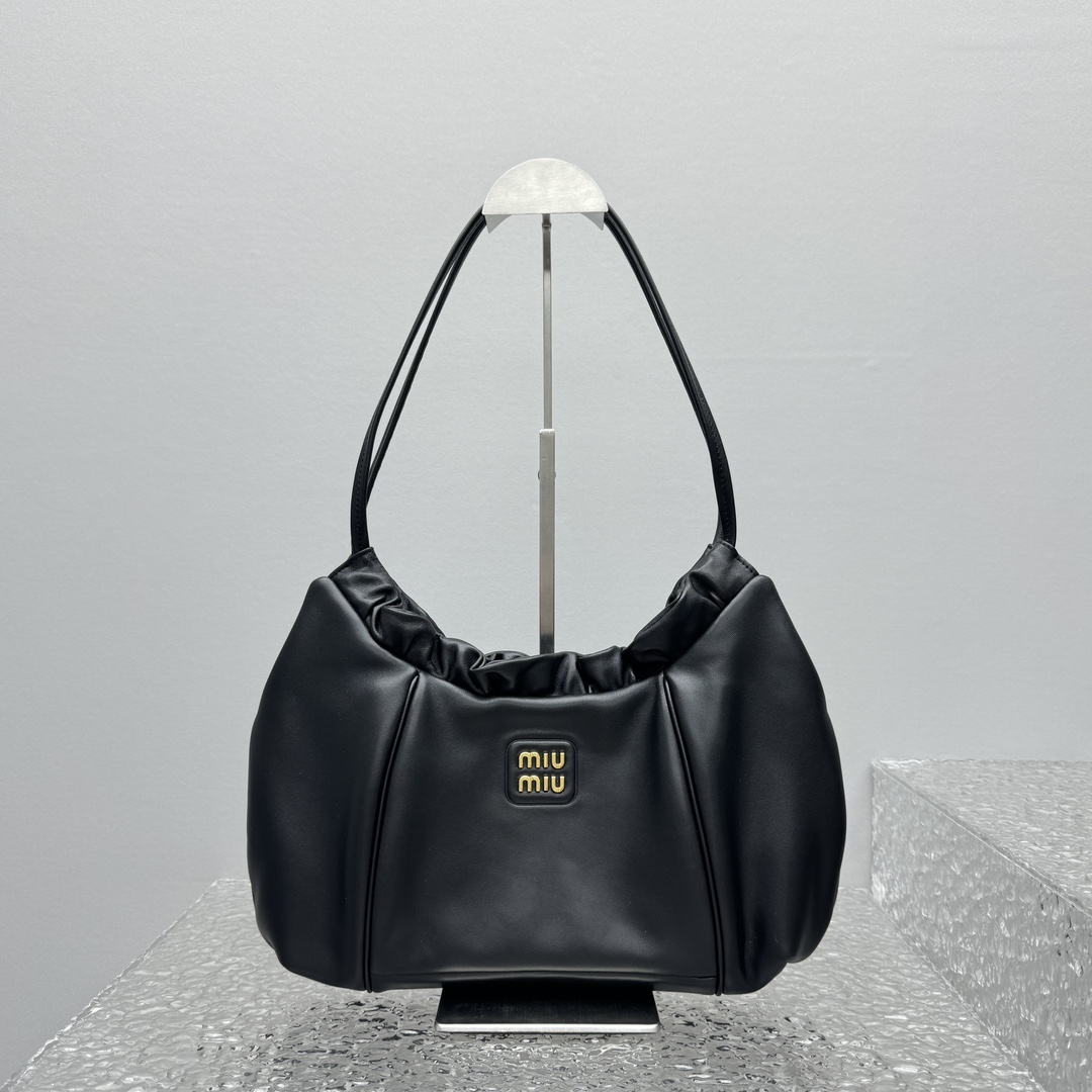 M*um*u wrinkle dumpling bag-38*19*7cm