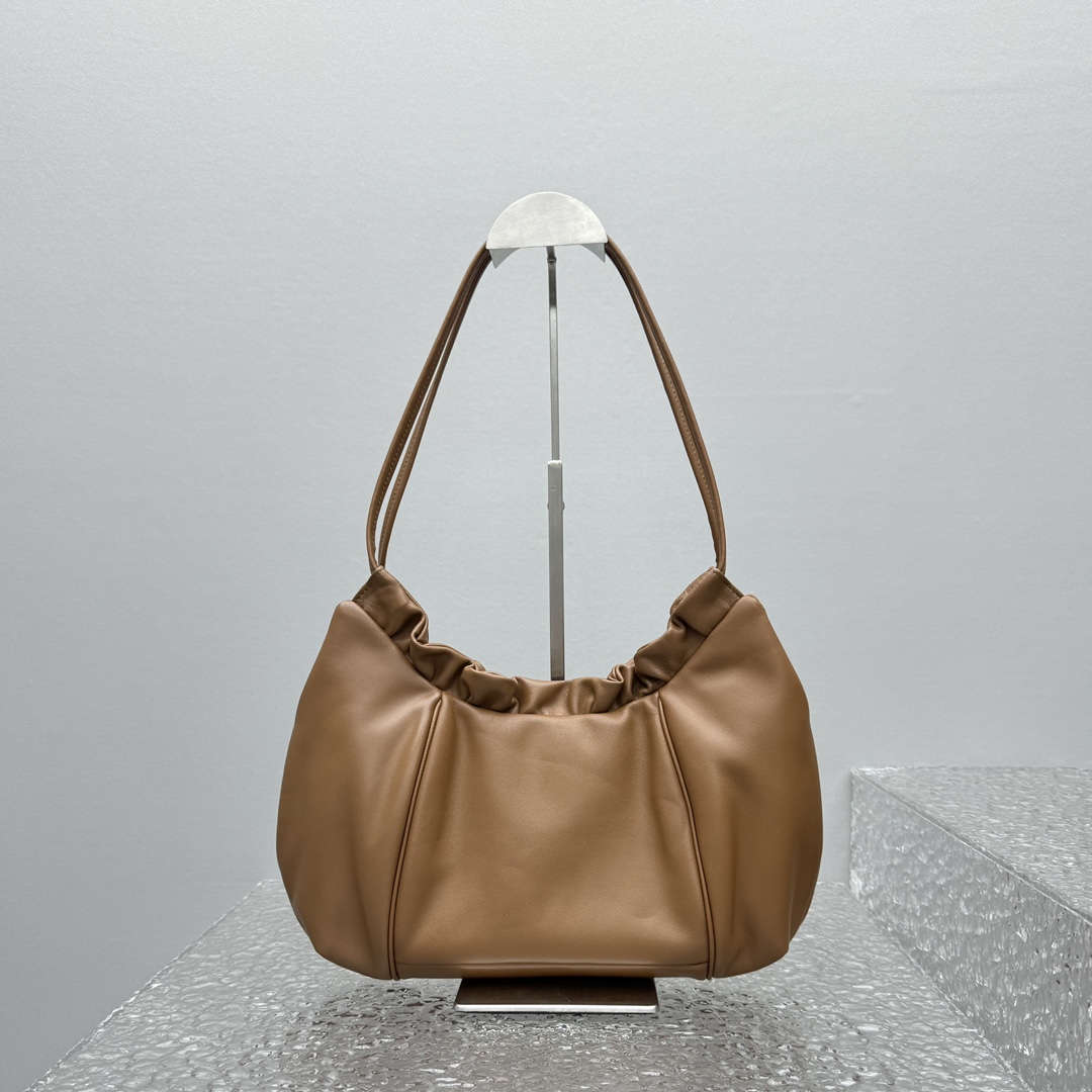 M*um*u wrinkle dumpling bag-38*19*7cm