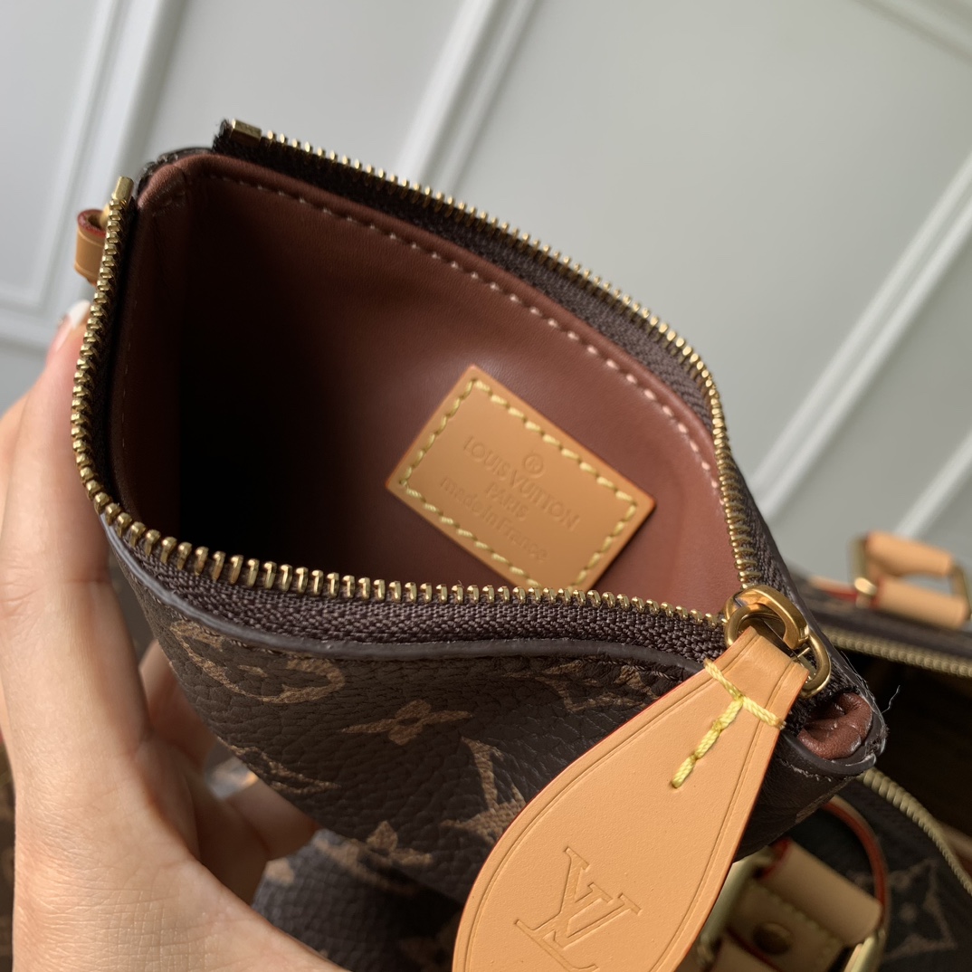 l0*is V*t0n speedy p9 bandoulière 40 monogram leather -40 x 26 x 23cm