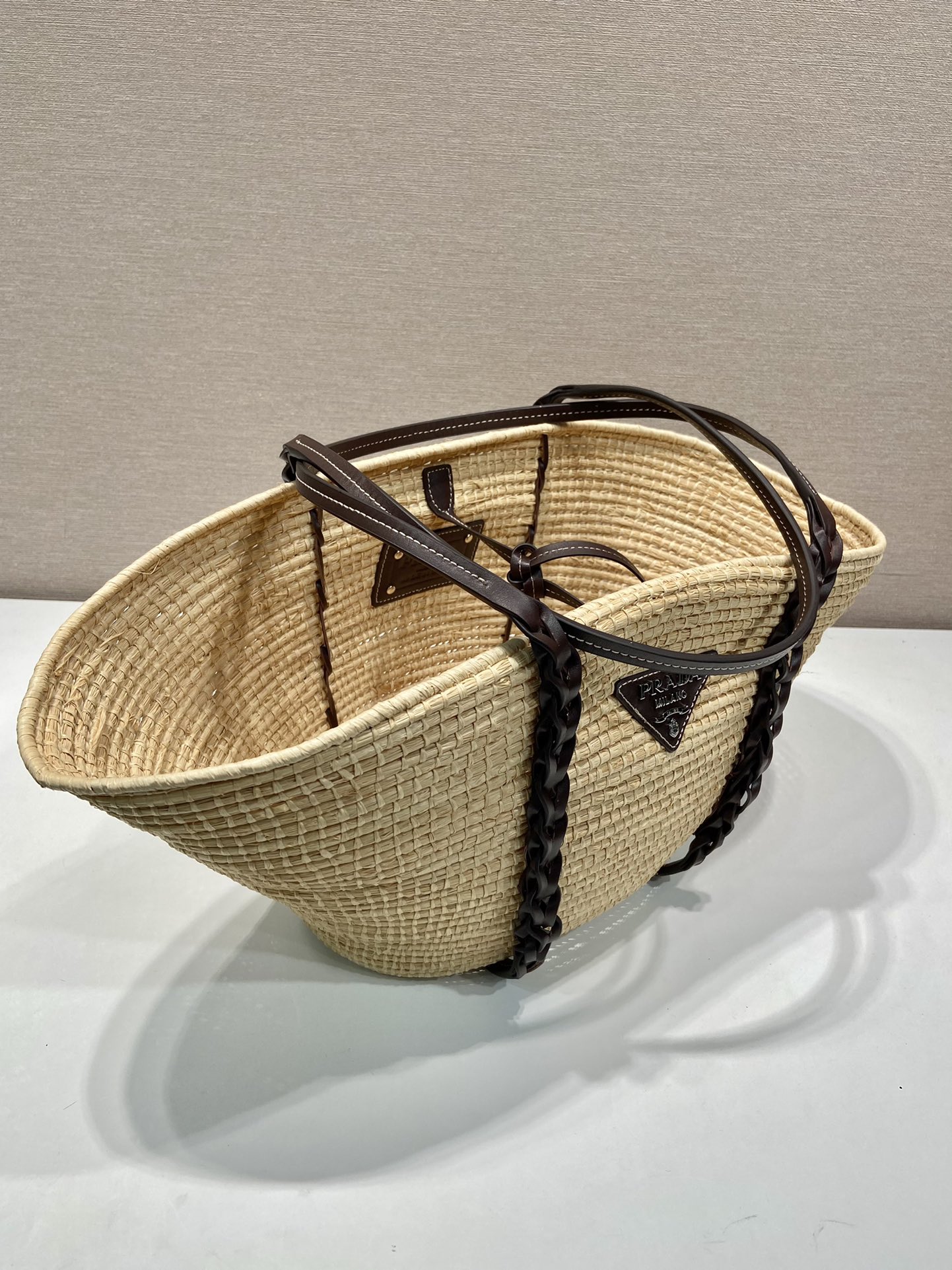 Pra*a 1bg312 basket bag-24*24*17cm
