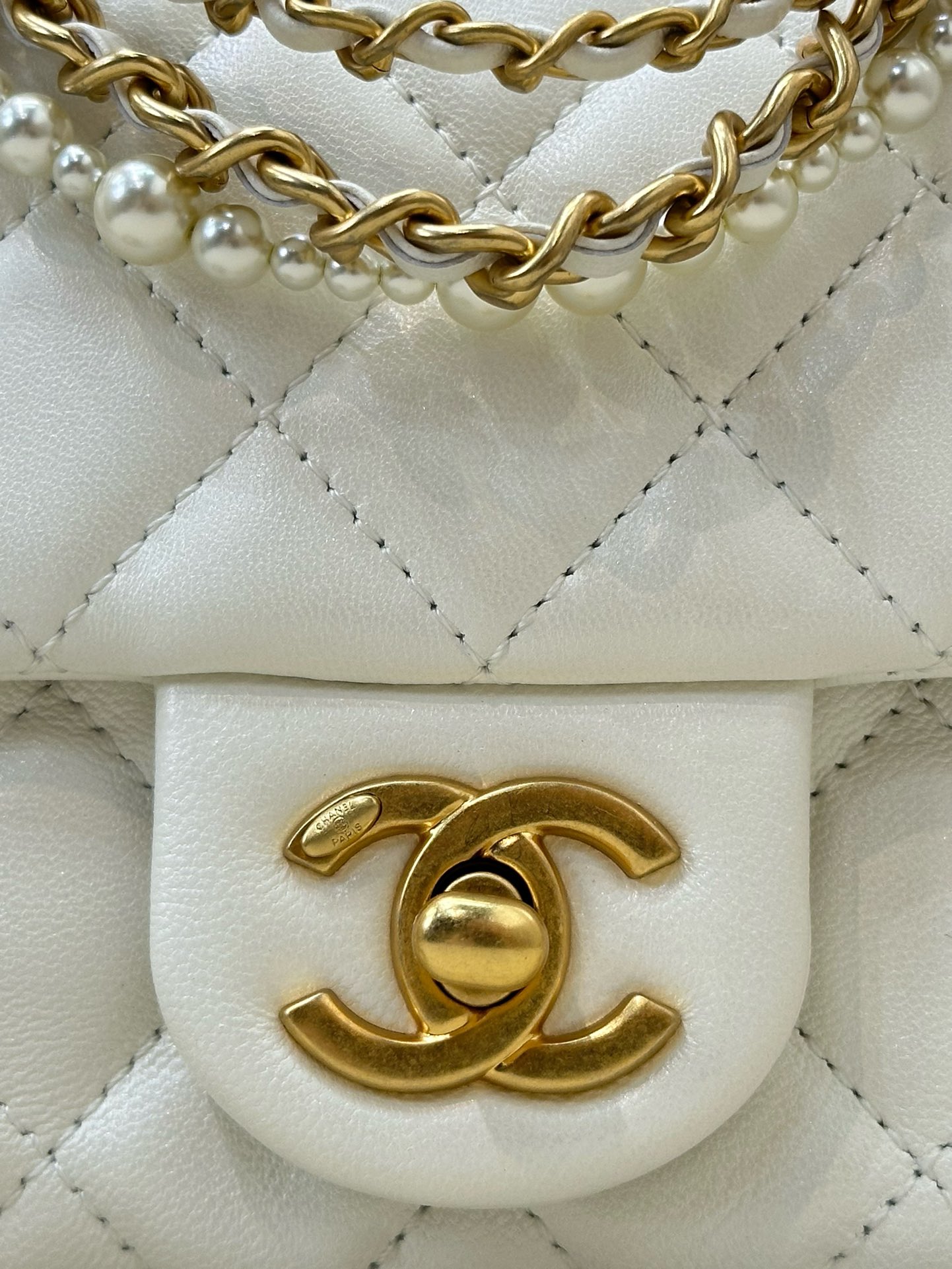 Ch@nel Flap Bag-12.5*17*5CM