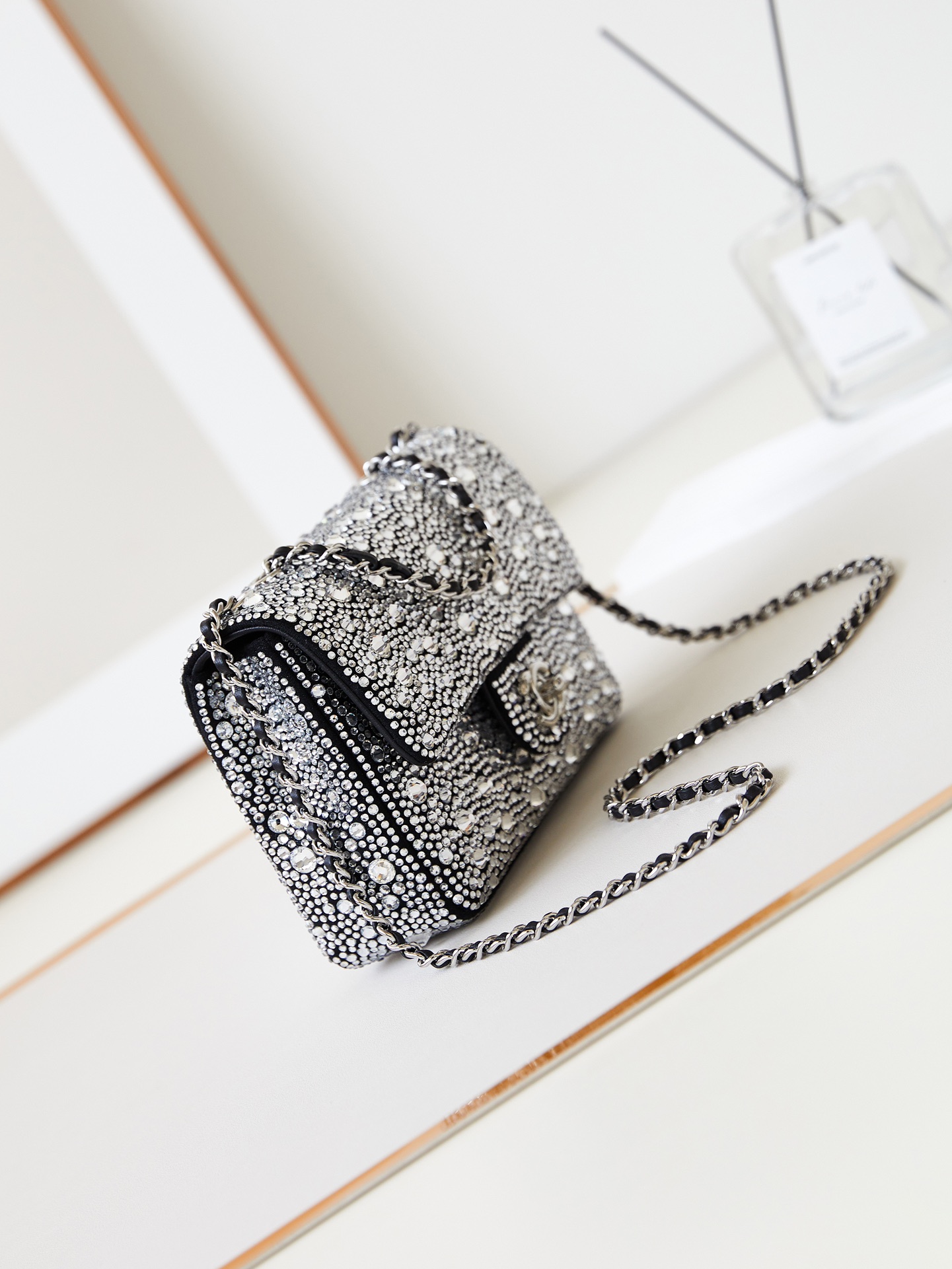 Ch@nel Flap Bag-12.5*17*5CM