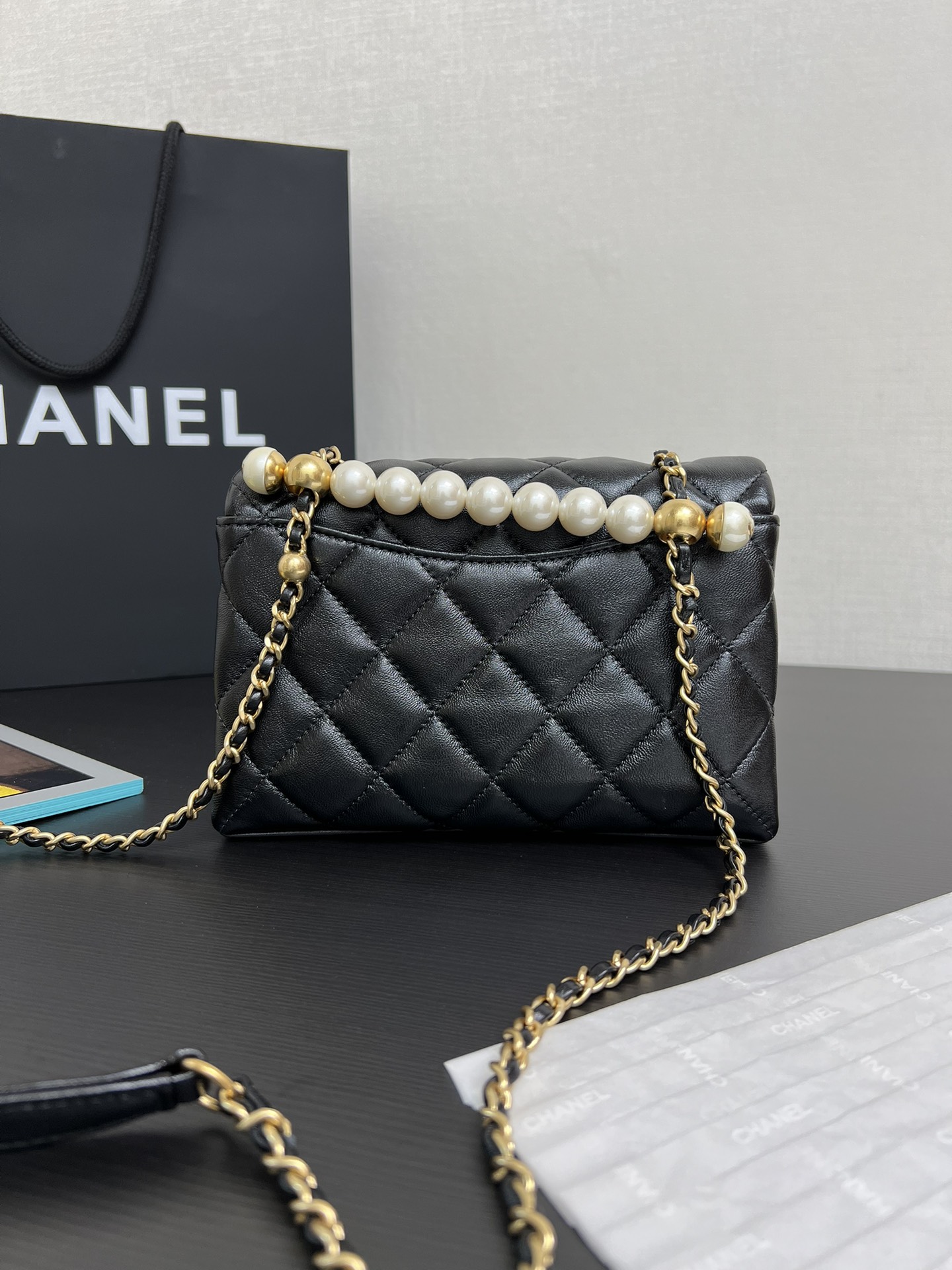 Ch@nel Flap Bag-20*12*6CM