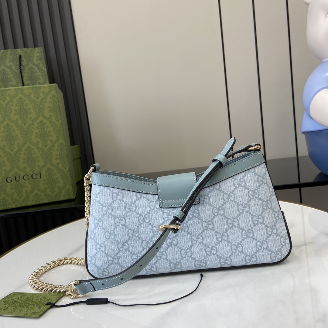 G*u*i padlock bag-26.5 x 13.5 x 4.5cm