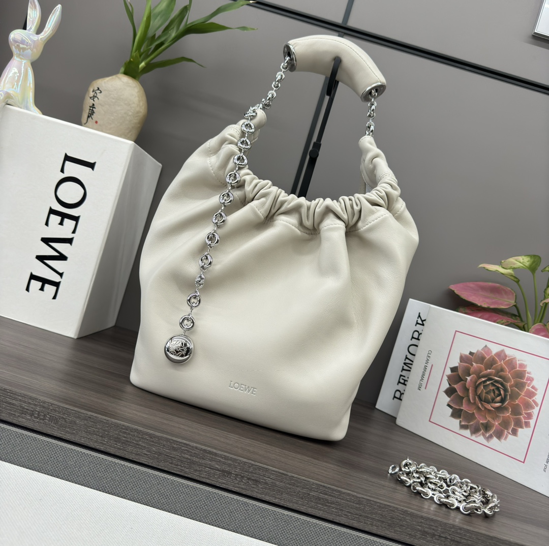 L0ew* squeeze bag-29*24*10.5cm
