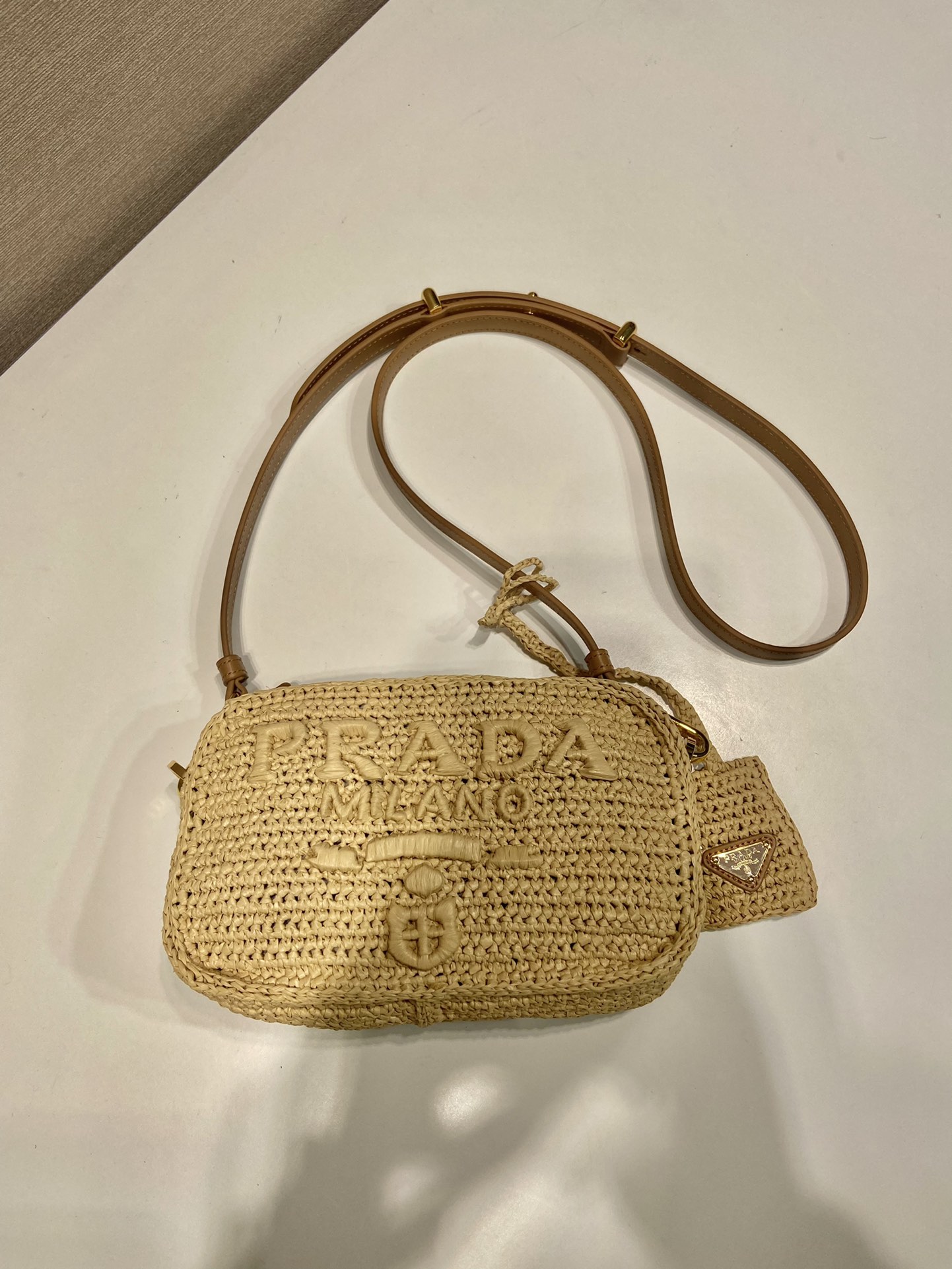 Pra*a shoulder bag-1bh196-19*12*6cm