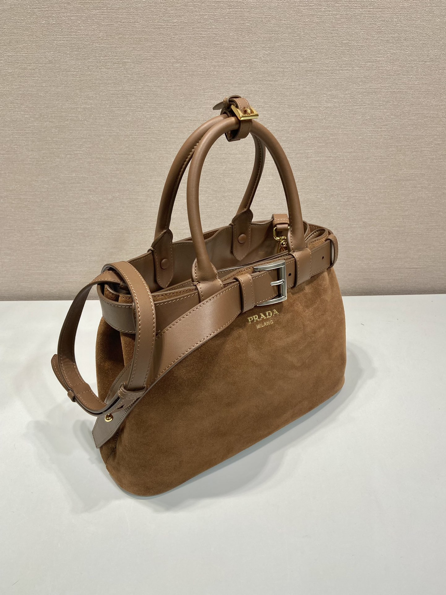 Pra*a double1ba434 bag-32Ｘ23Ｘ11cm