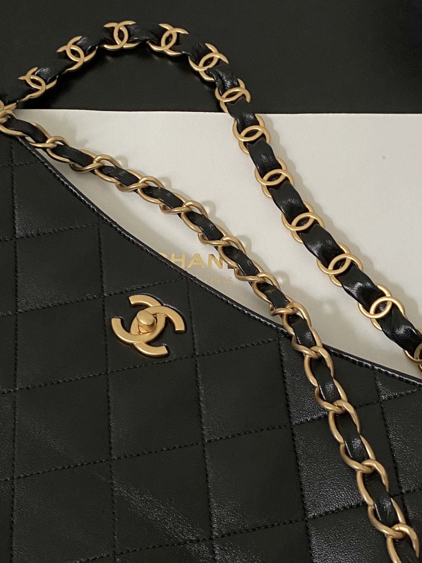 Ch@nel 24P Maxi Hobo-30×17.5×6&37×26.5×9CM