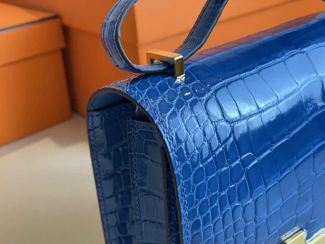 H**mes constance epsom leather-19cm