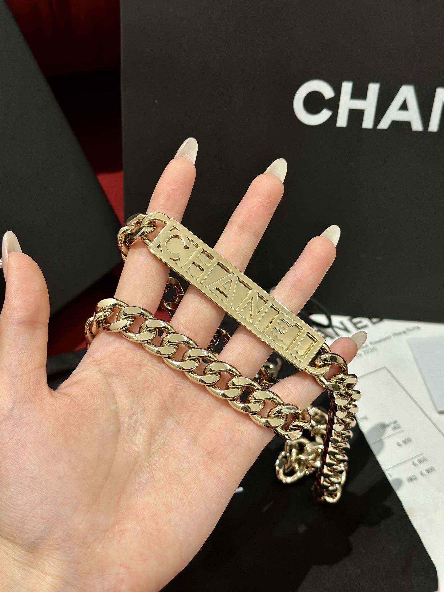 Ch@nel Waist Belt