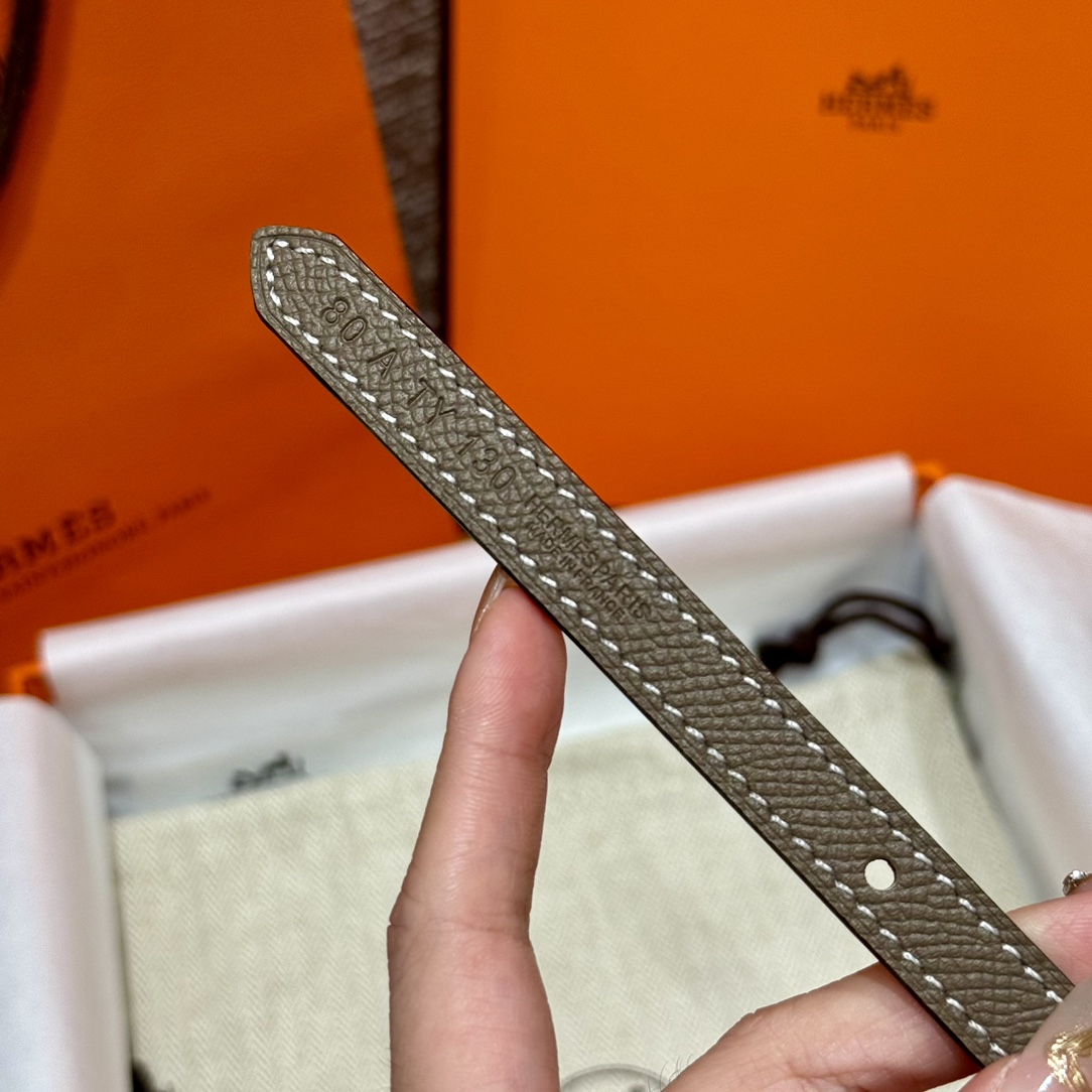 H**mes belt-1.3cm