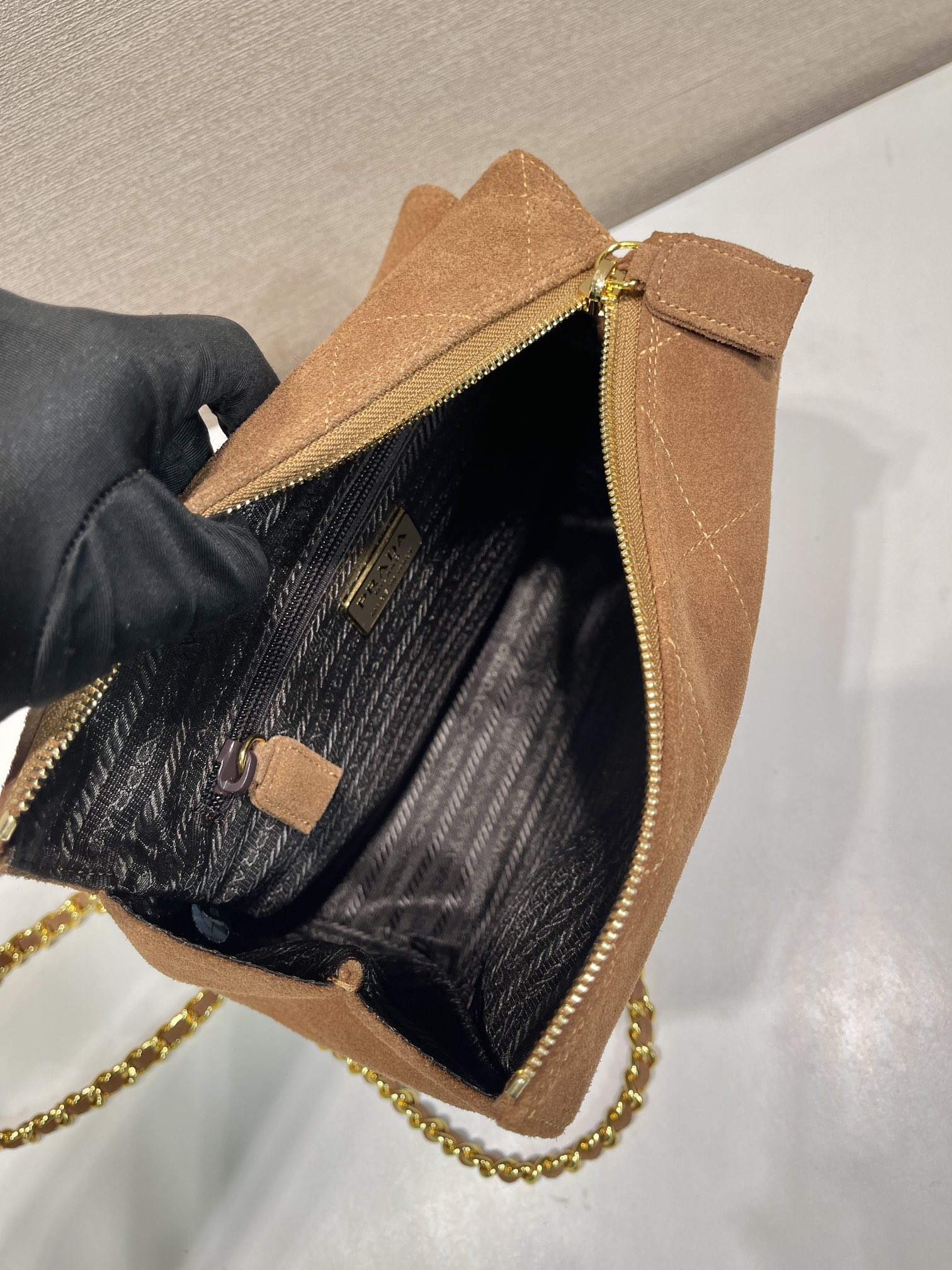 Pra*a 1bd600 vintage bag-22*18*6cm