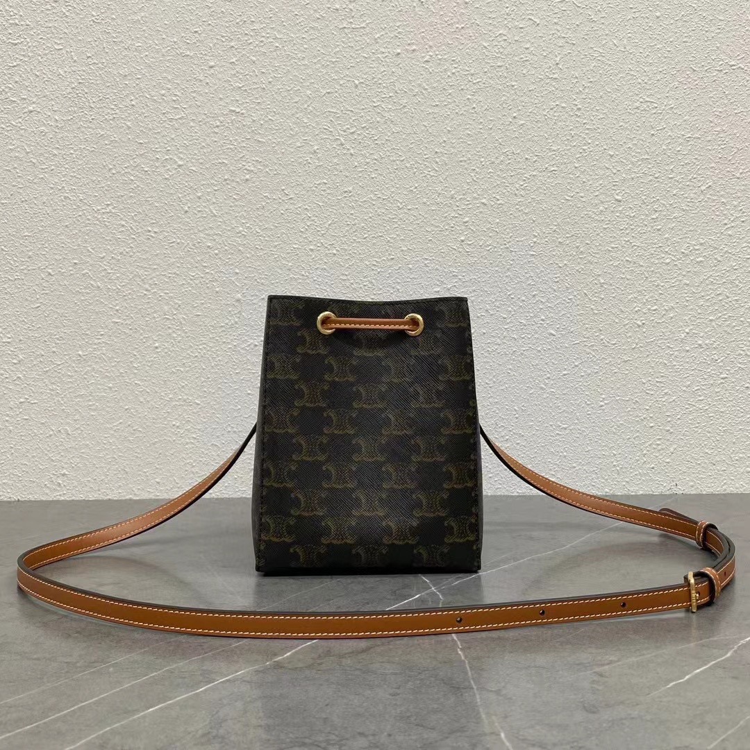 Ce**e bucket bag-13.5x17.5x11cm