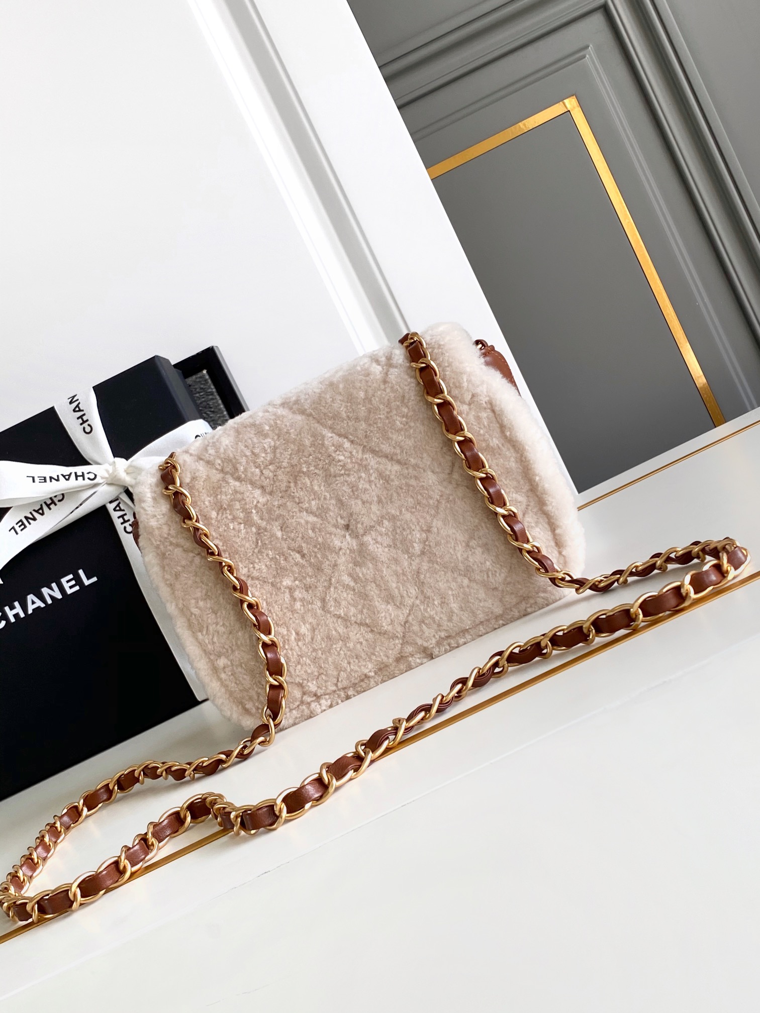 Ch@nel Flap Bag-12x 18x6CM