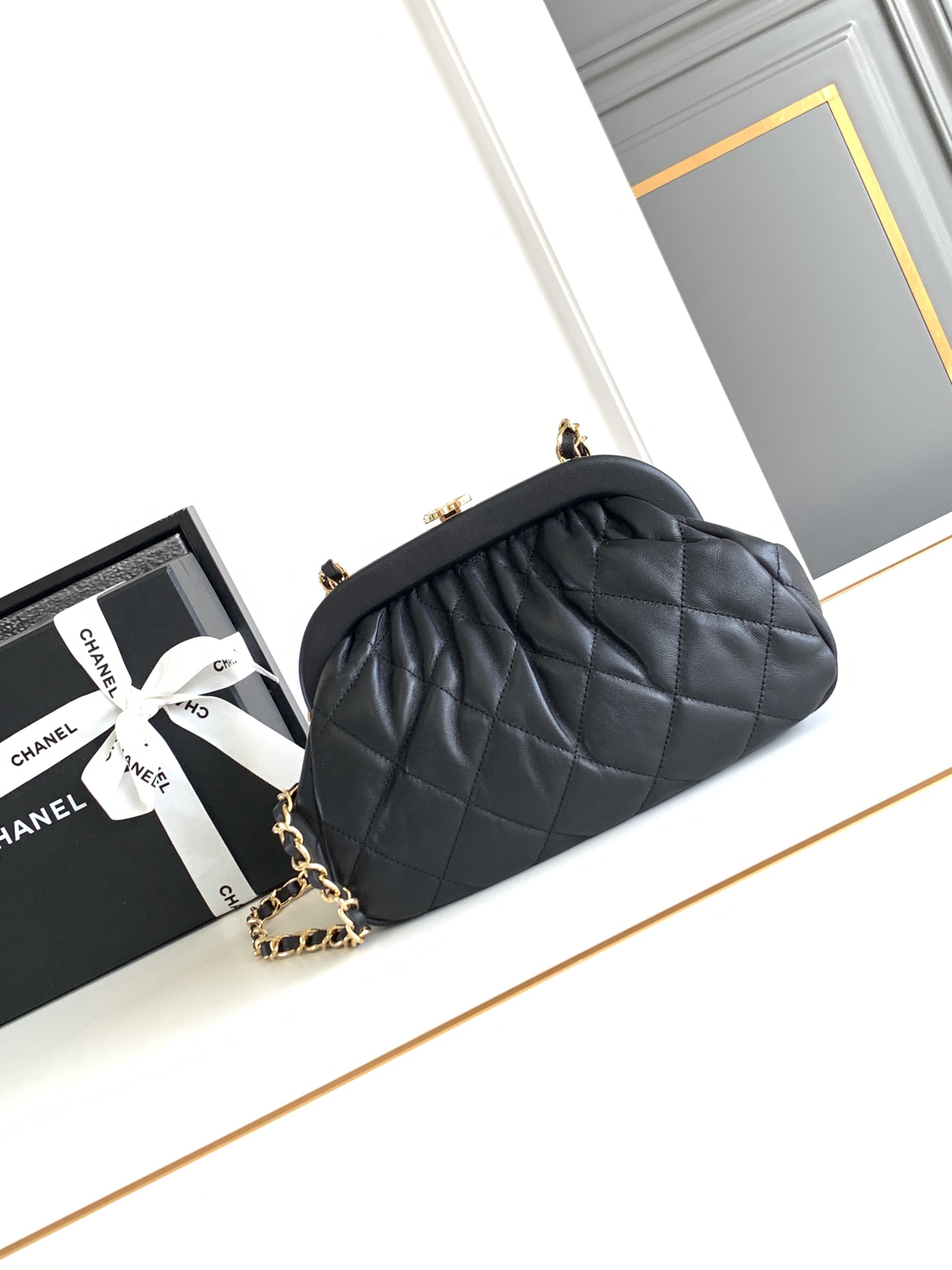 Ch@Nel Clutch Bag-23×15×8CM