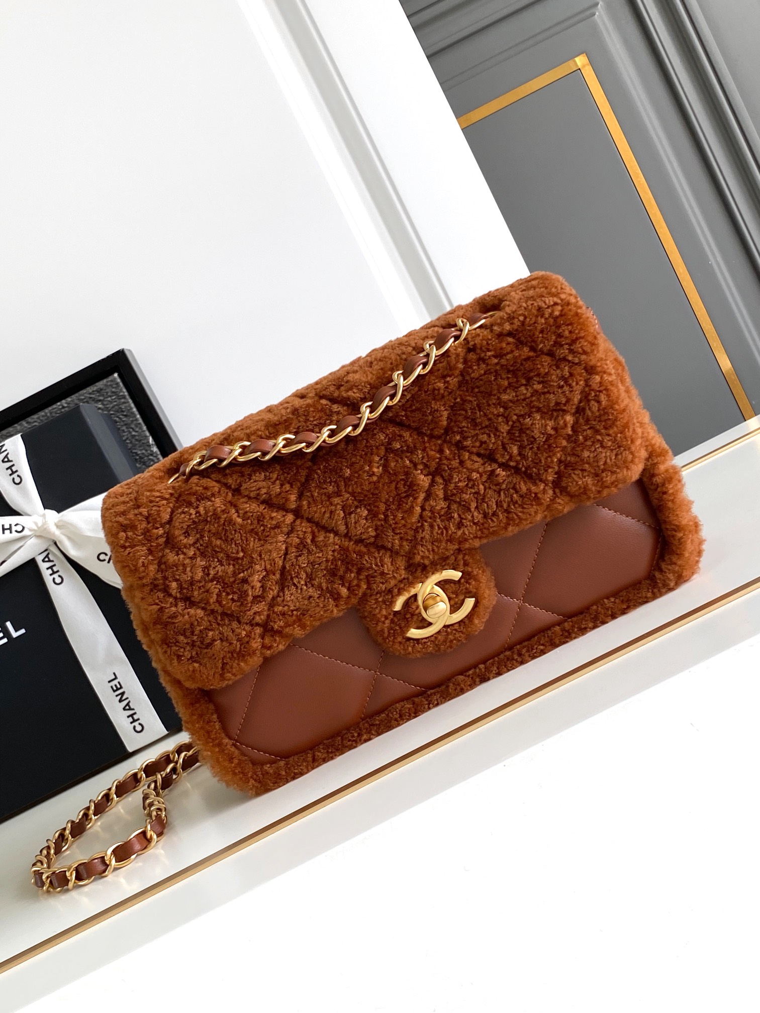 Ch@nel Flap Bag-16 x 23.5 x7.5CM