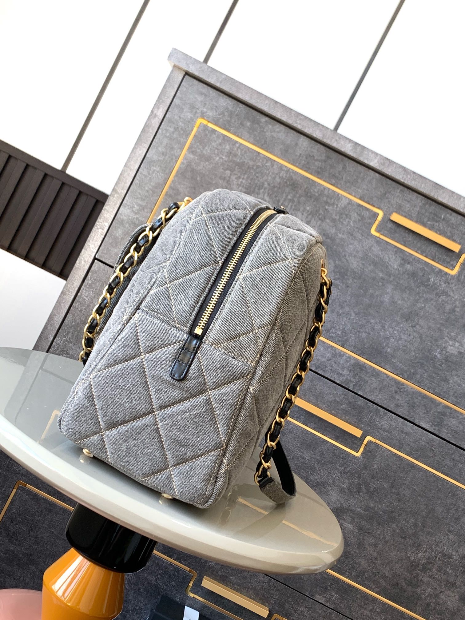 Ch@nel Maxi Bowling Bag-40*29*15CM