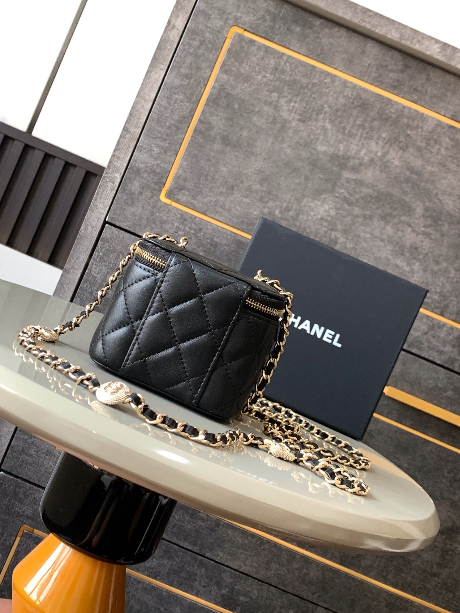 Ch@nel Cosmetic Bag-8.5*11*7CM
