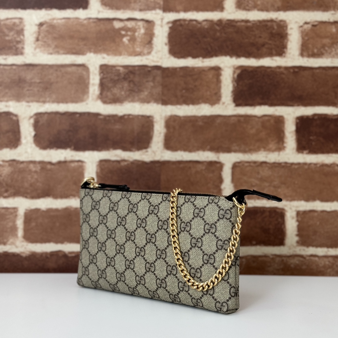 Gvc*1 gg svp*me monogram wrist wallet-22.5*13*2.5cm