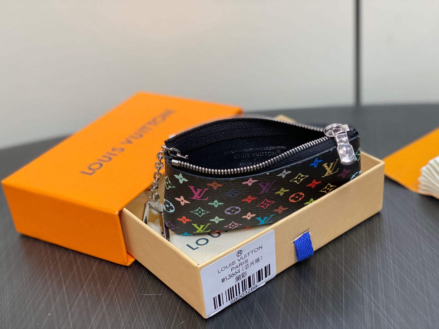 l0vis Vvtt0n monogram multicolor key pouch-m13664-12.0 x 7.0 x 1.5cm