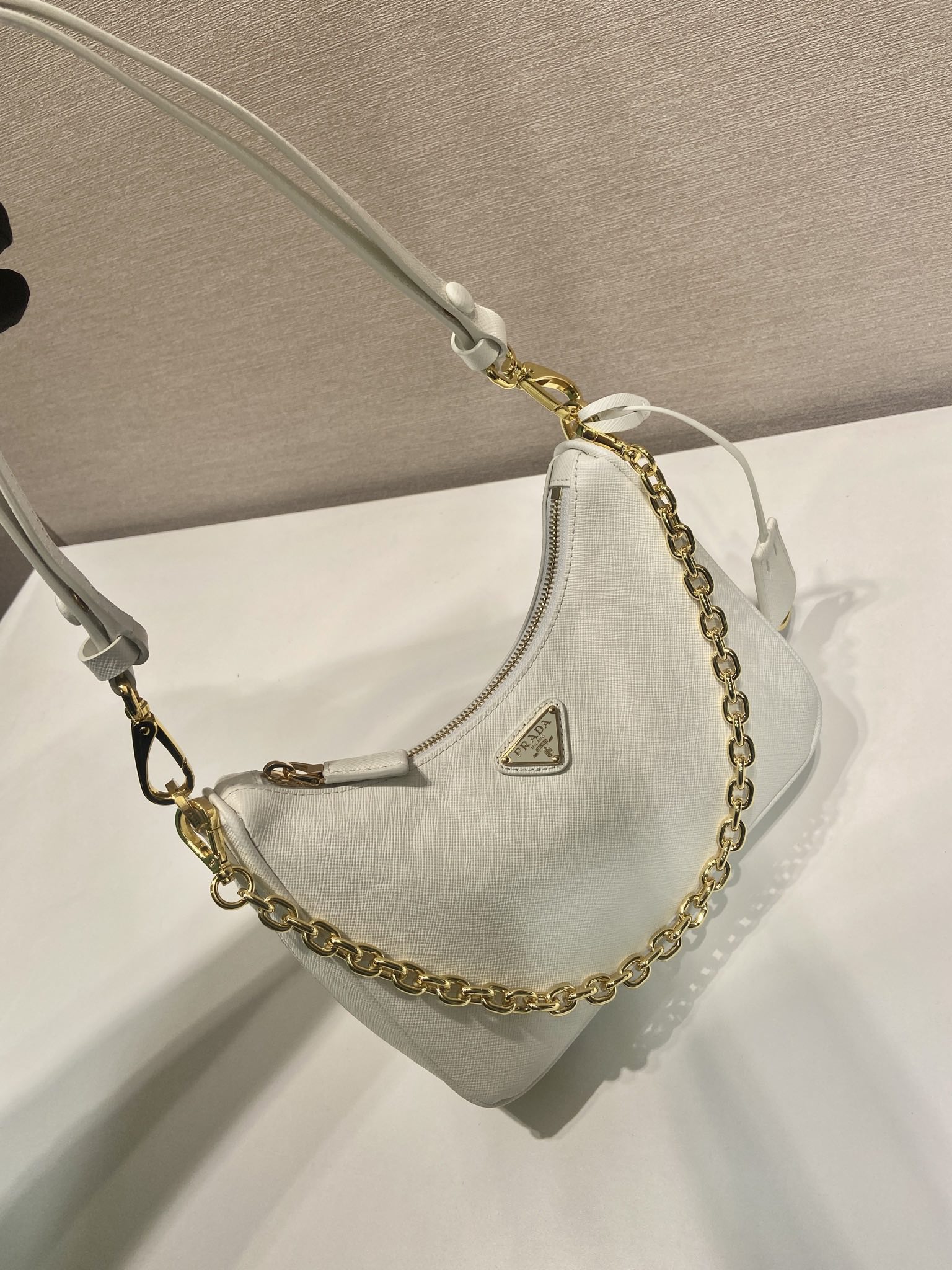 Prad 1BC204 Hobo Bag-22x6x17CM