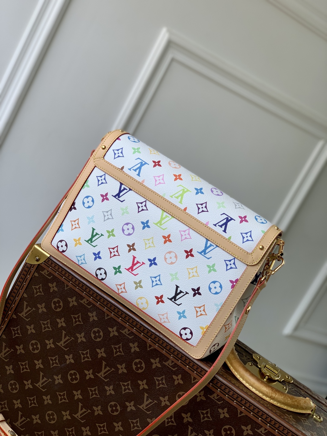 l0vis Vvtt0n dauphine soft bag-m13255-28*20*11cm