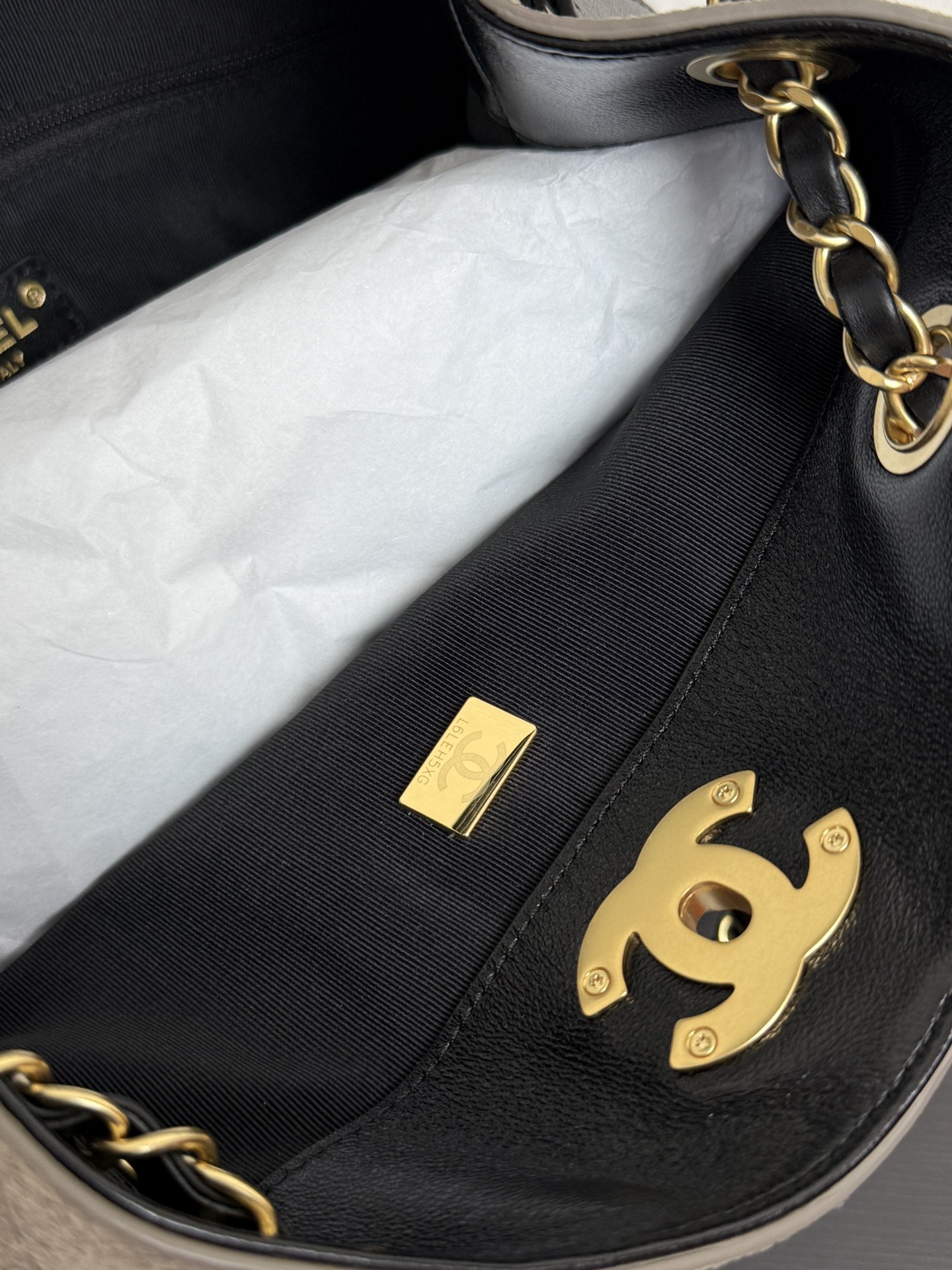 Ch@nel 2025SS Shopping Bag-31*28*12CM