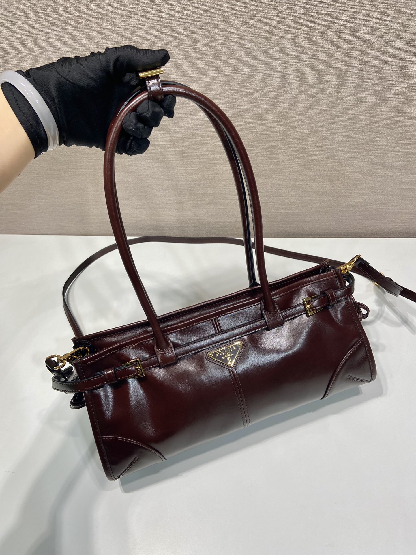 Pra*a 1ba426a lussol vintage tote-32*15.5*12cm