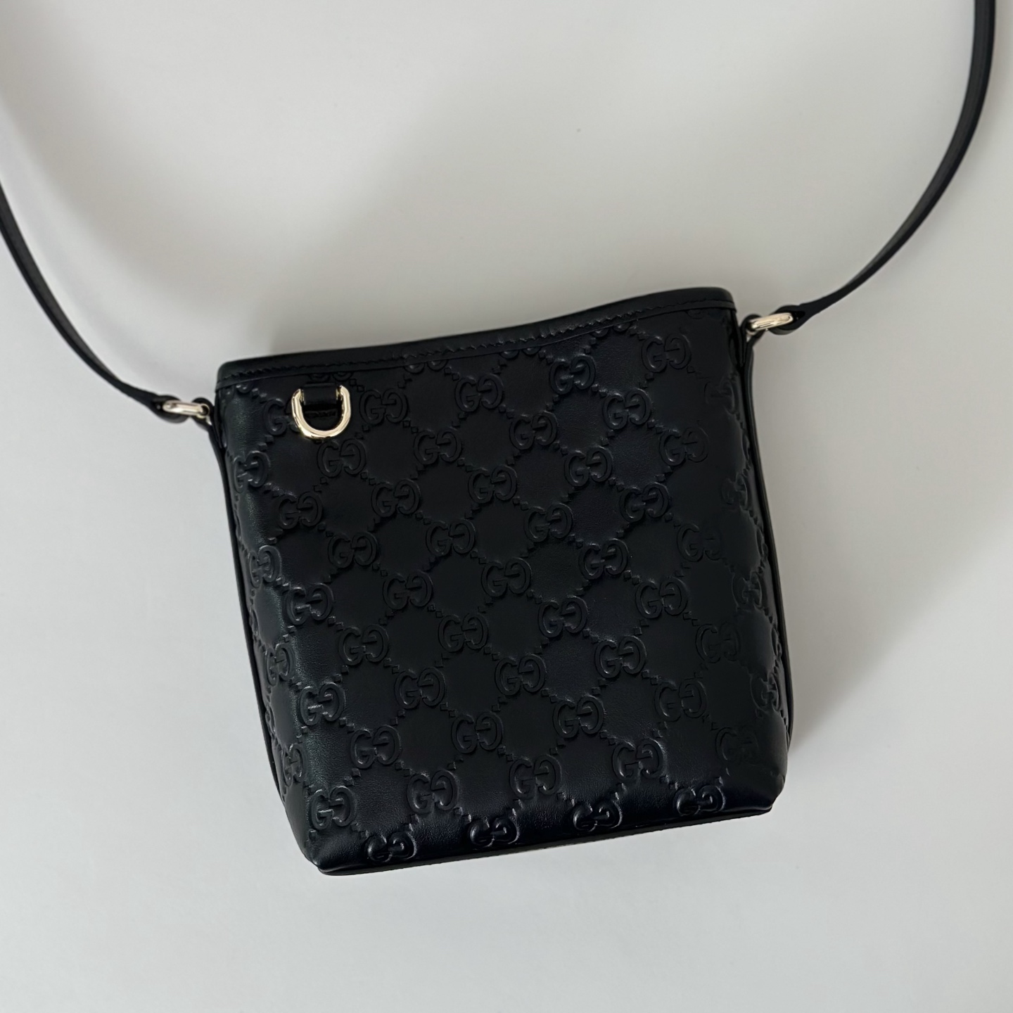Guc-ci GG Emblem Tote Bag-16*18*8CM