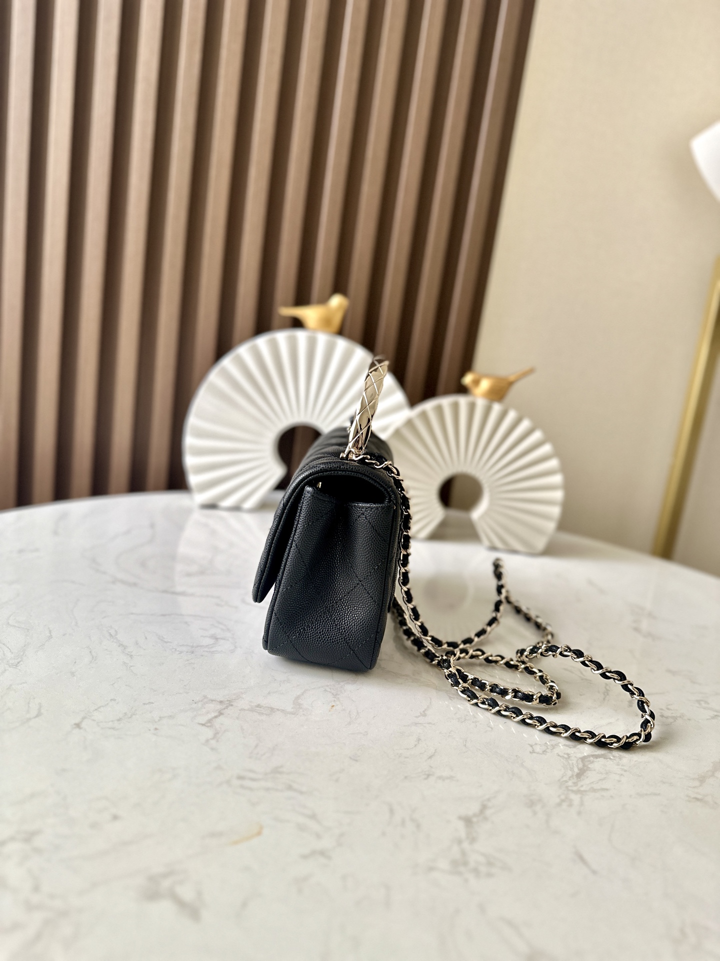 Ch@nel Flap Bag-12*18*6.5*cm