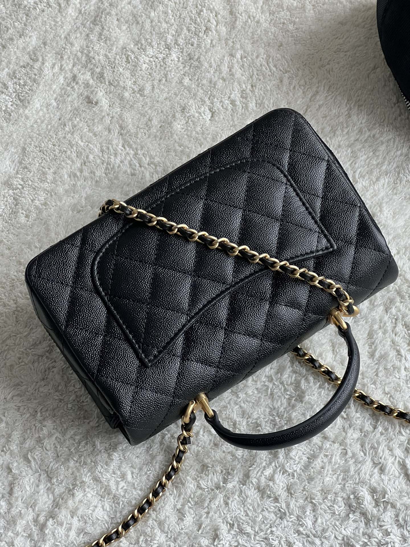 Ch@nel Flap Bag Mini CF handle -20*13*9cm
