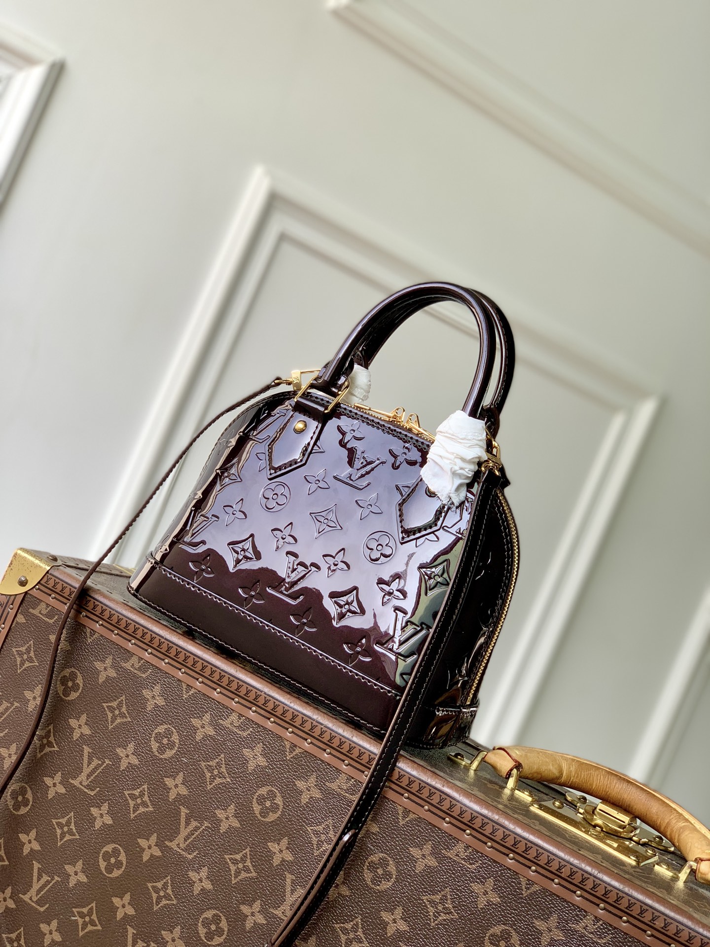 LV x TM Alma BB Epi Leather - Women - Handbags-25 x 19 x 11CM