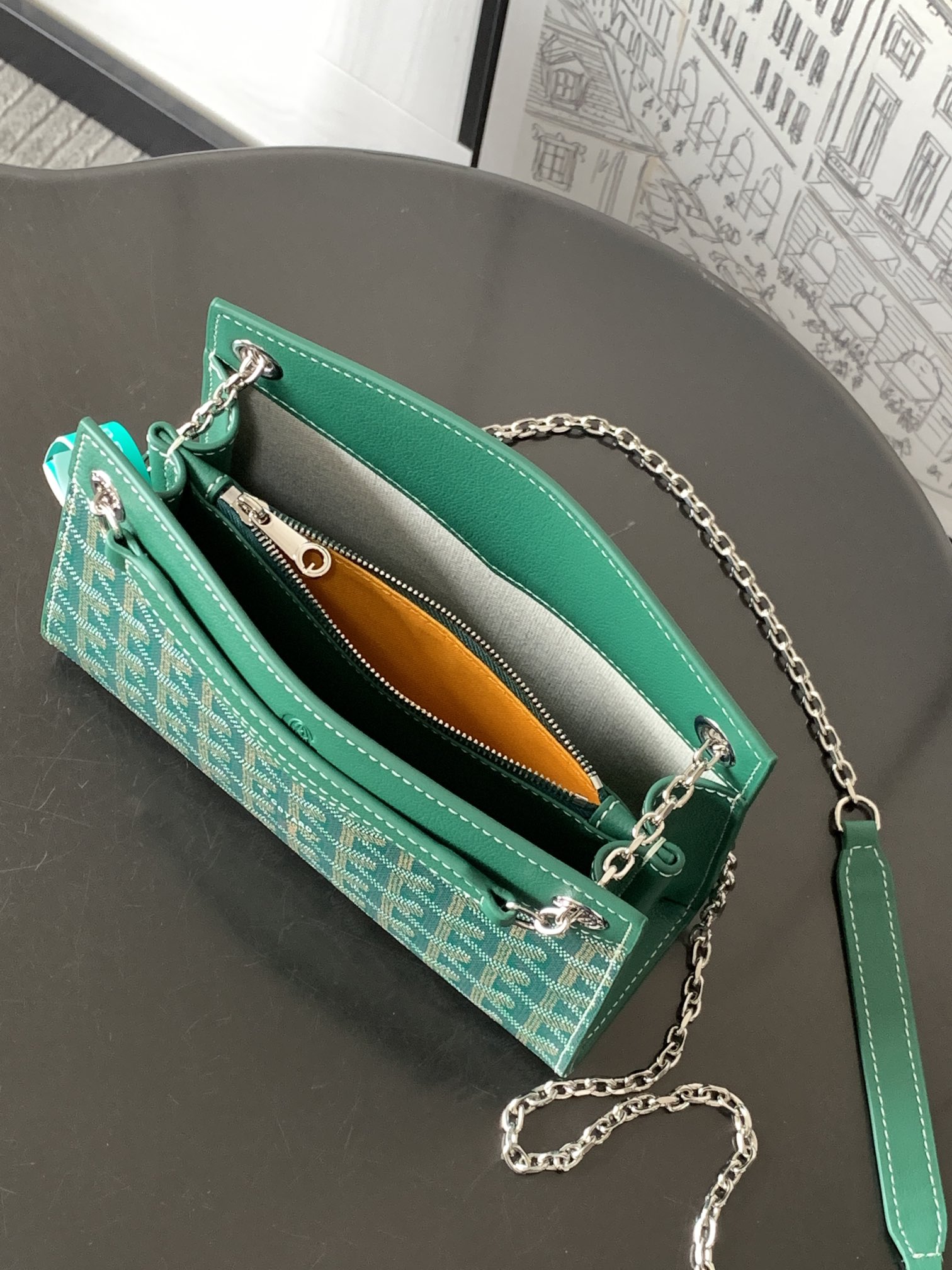 G09ard Rouette HandBag-15*6.5*20.5CM