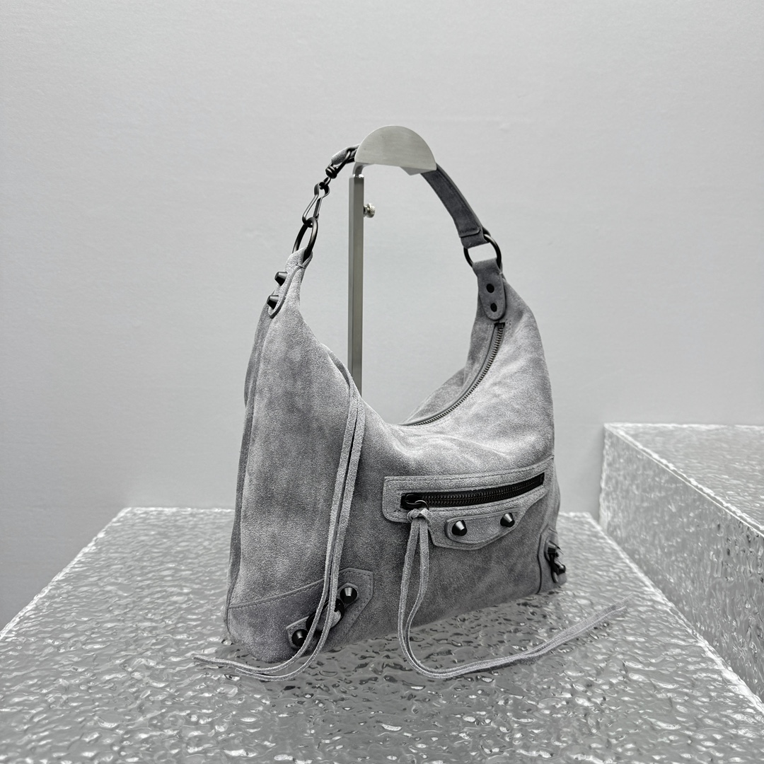 Ba1en*iaga Le City Hobo Bag-28*10*27&37*11*35CM