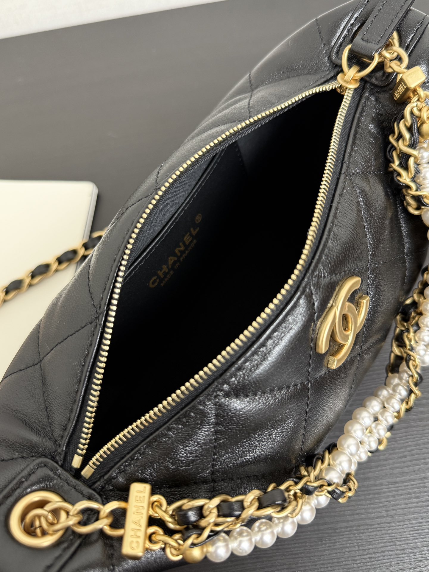Ch@nel Hobo Handbag-13*23.5CM