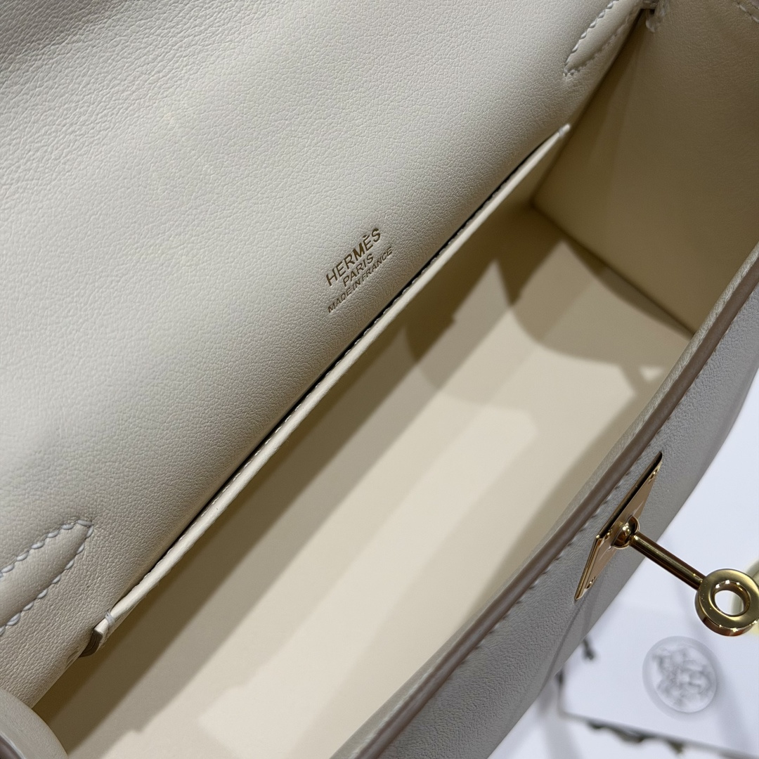 H**me5 Mini Kelly Pochette-Swift -22CM