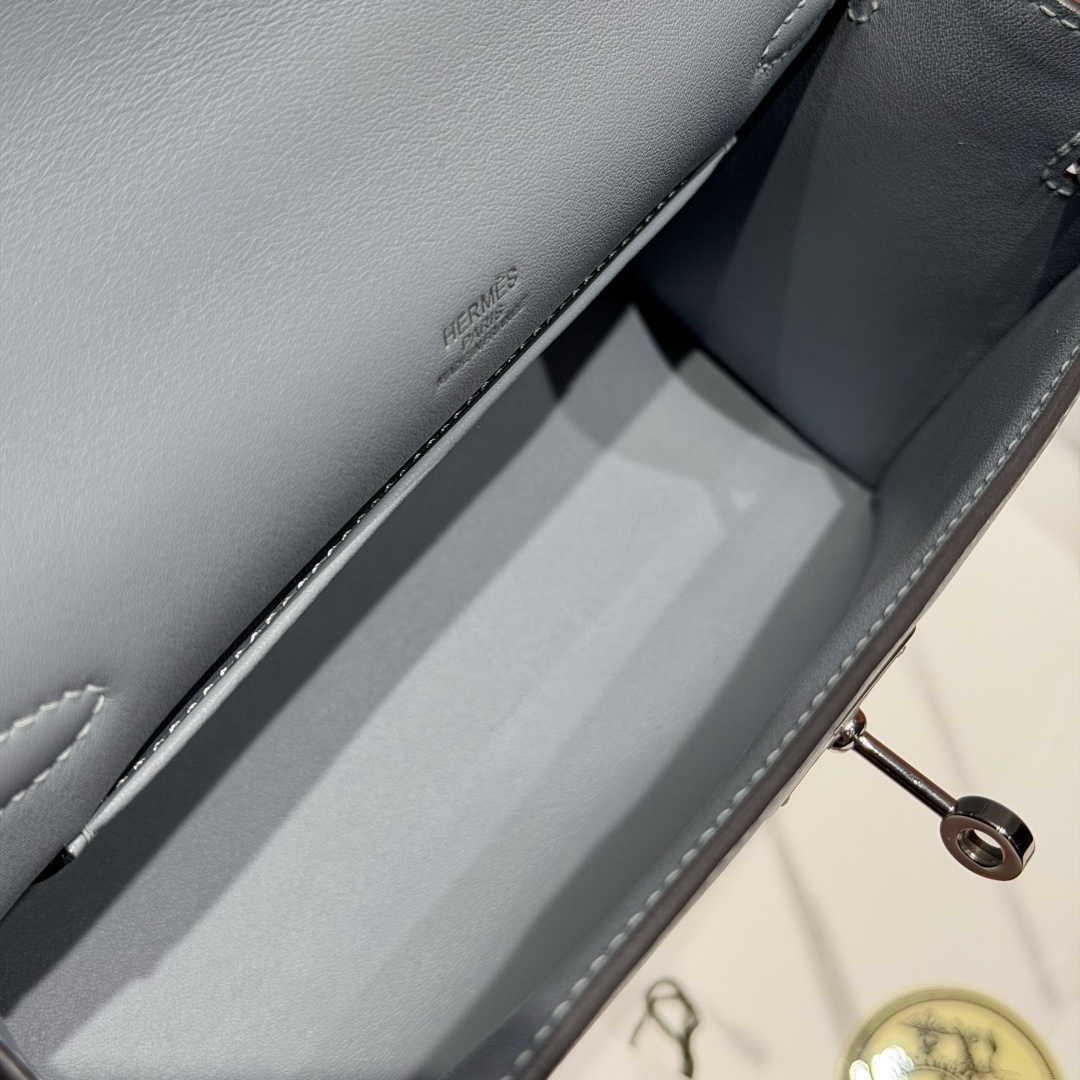 H**me5 Mini Kelly Pochette-Swift -22CM