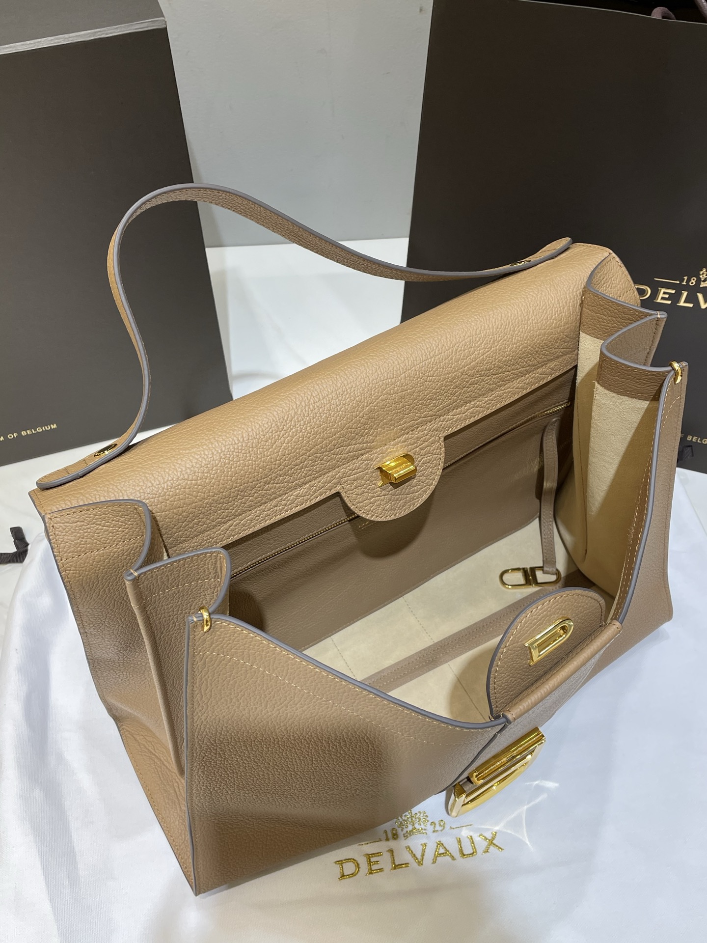 Brillant Tempo Cinnamon - Top Handles Bag-37.5 ×28 ×13.5CM